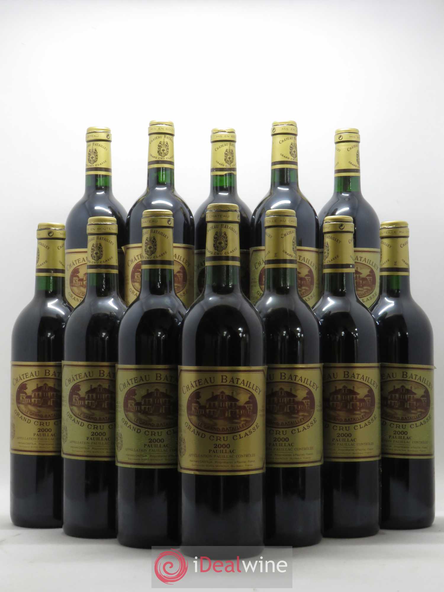 Château Batailley 5ème Grand Cru Classé 2000 - Lot de 12 bouteilles - 0