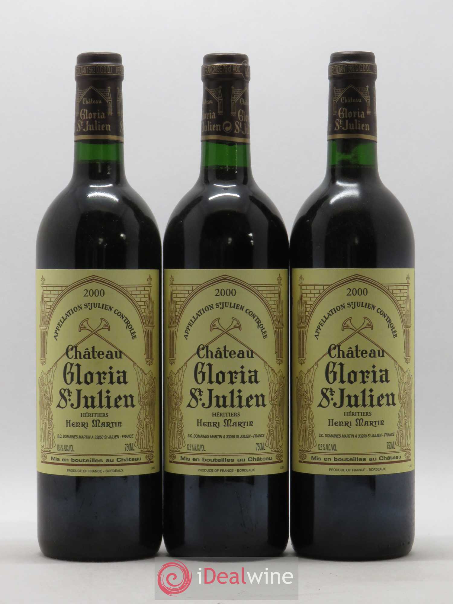 Château Gloria 2000 - Lot de 12 bouteilles - 1