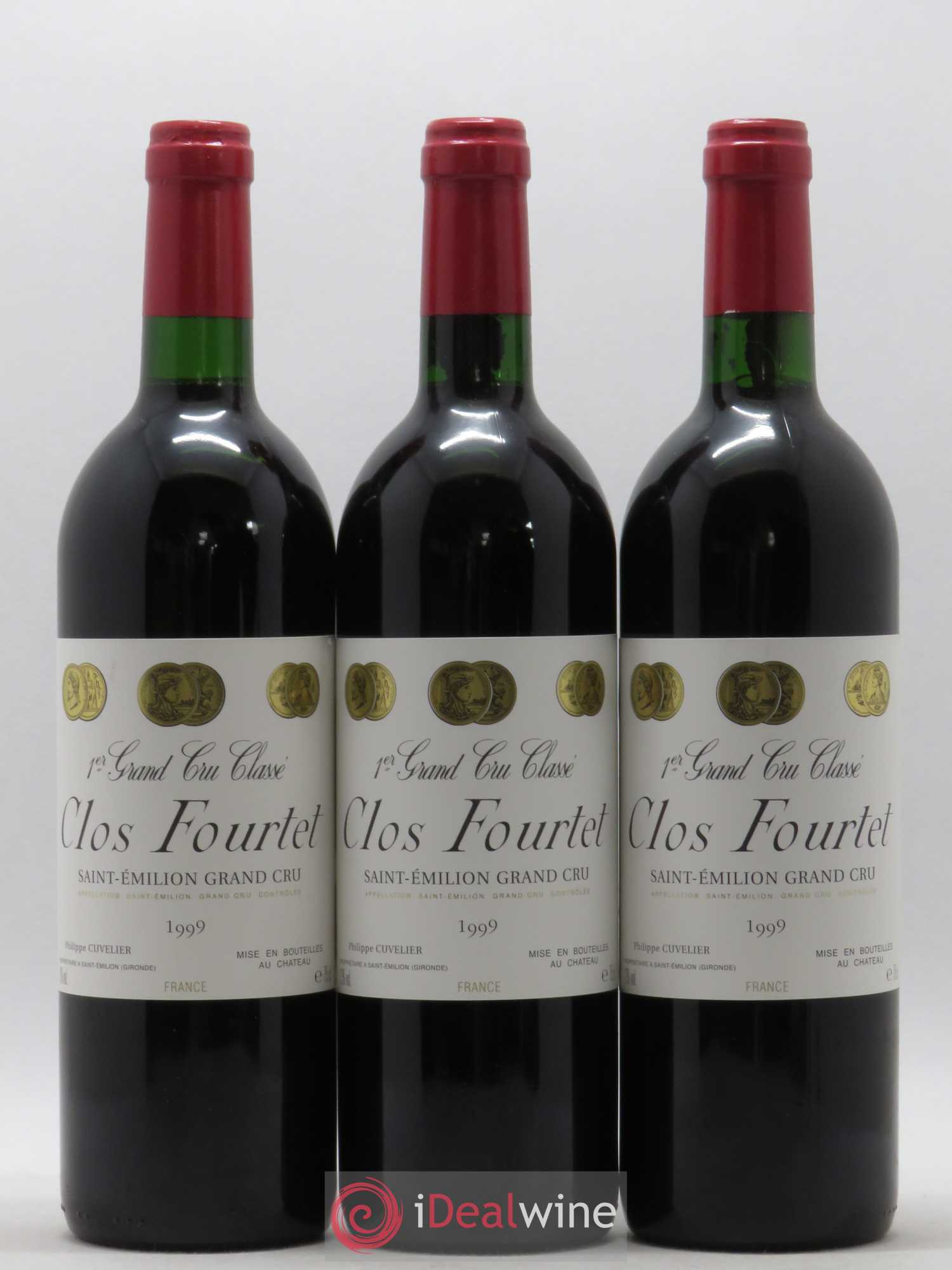Clos Fourtet 1er Grand Cru Classé B 1999 - Lot de 12 bouteilles - 1