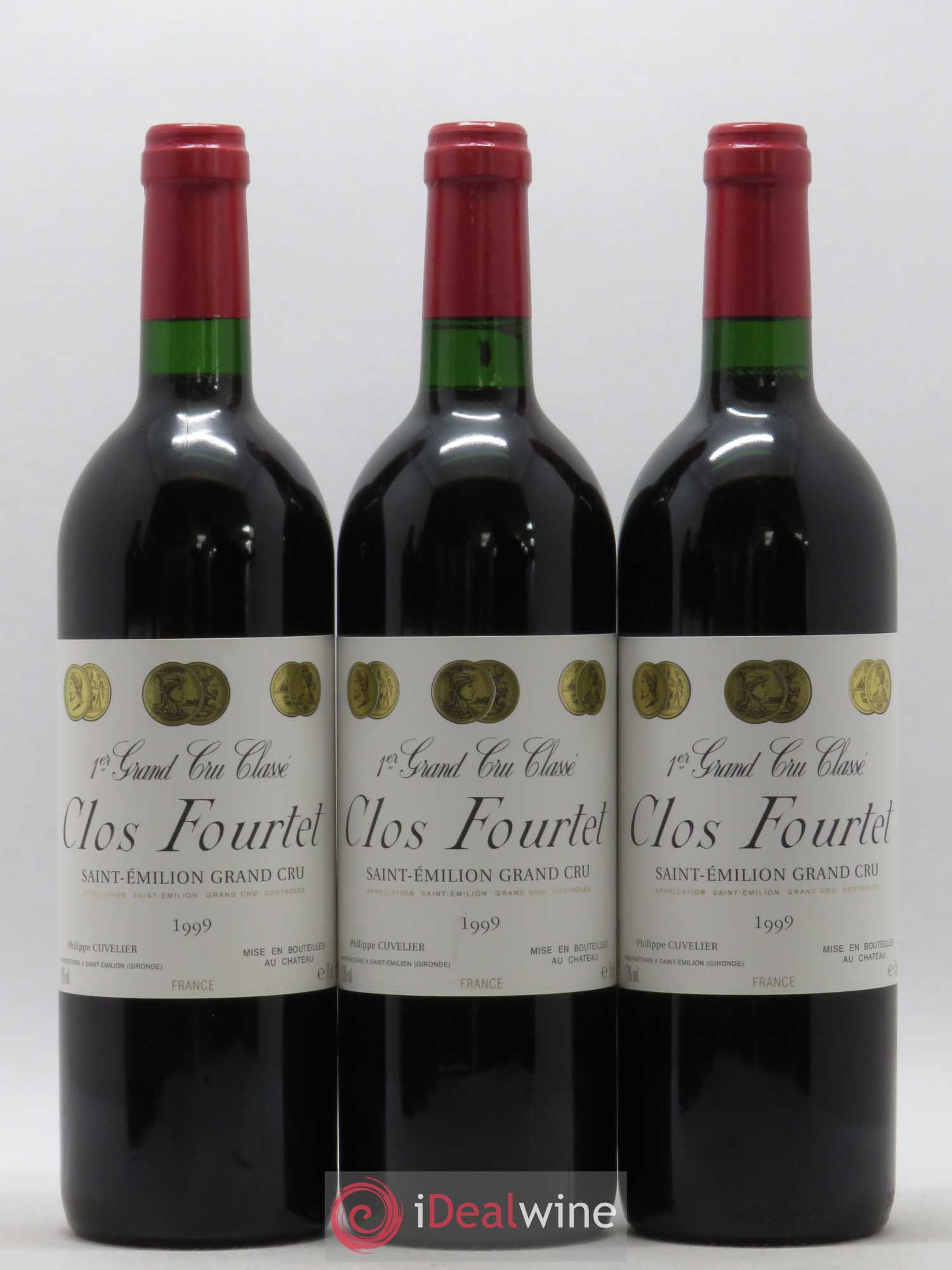 Clos Fourtet 1er Grand Cru Classé B 1999 - Lot de 12 bouteilles - 4
