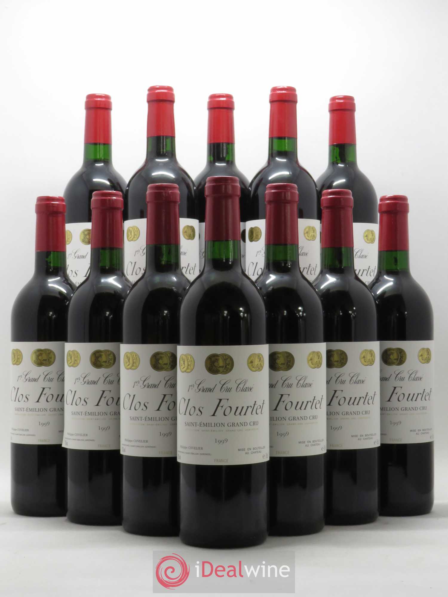 Clos Fourtet 1er Grand Cru Classé B 1999 - Lot de 12 bouteilles - 0