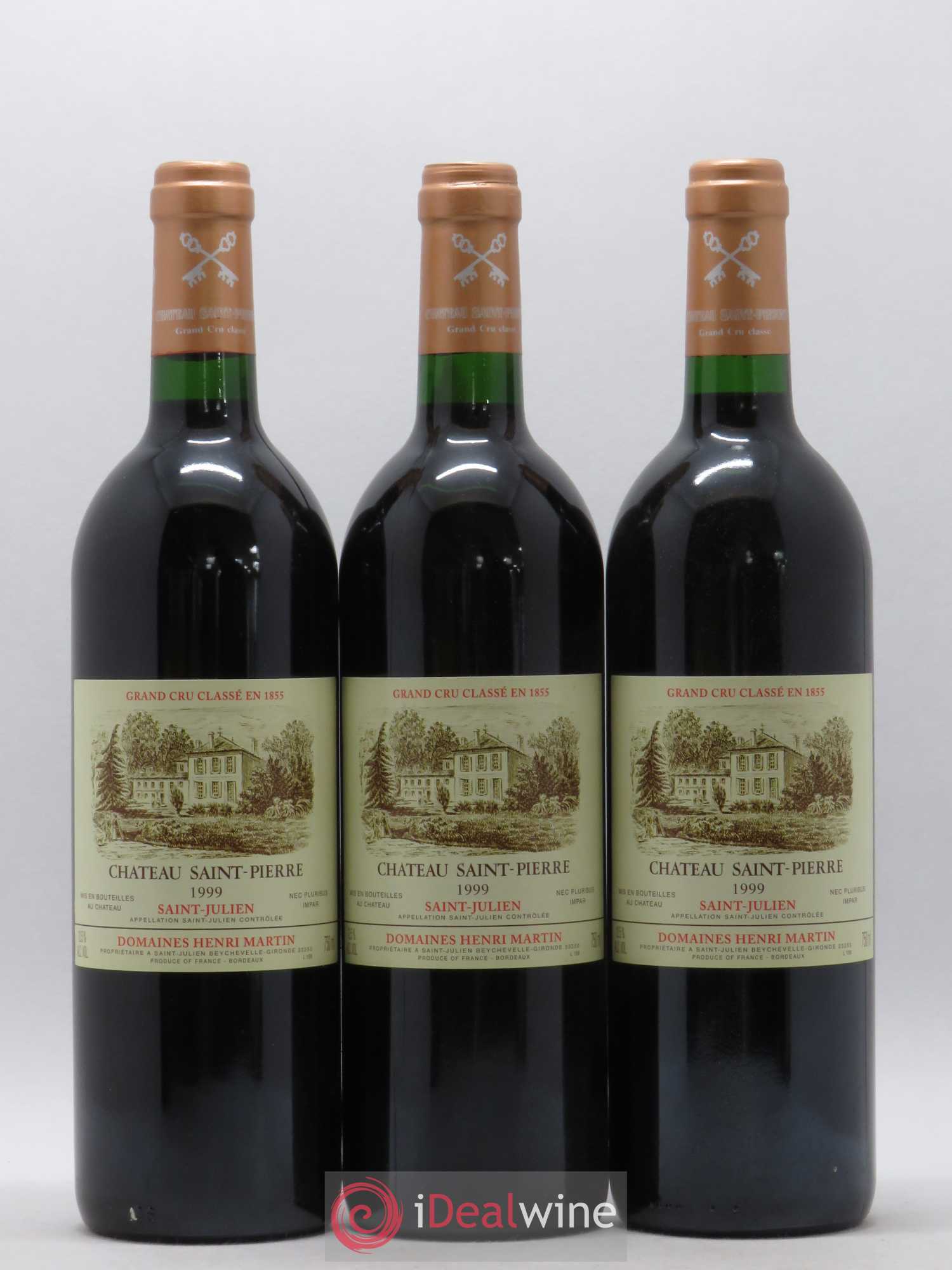 Château Saint-Pierre 4ème Grand Cru Classé 1999 - Lot de 12 bouteilles - 3