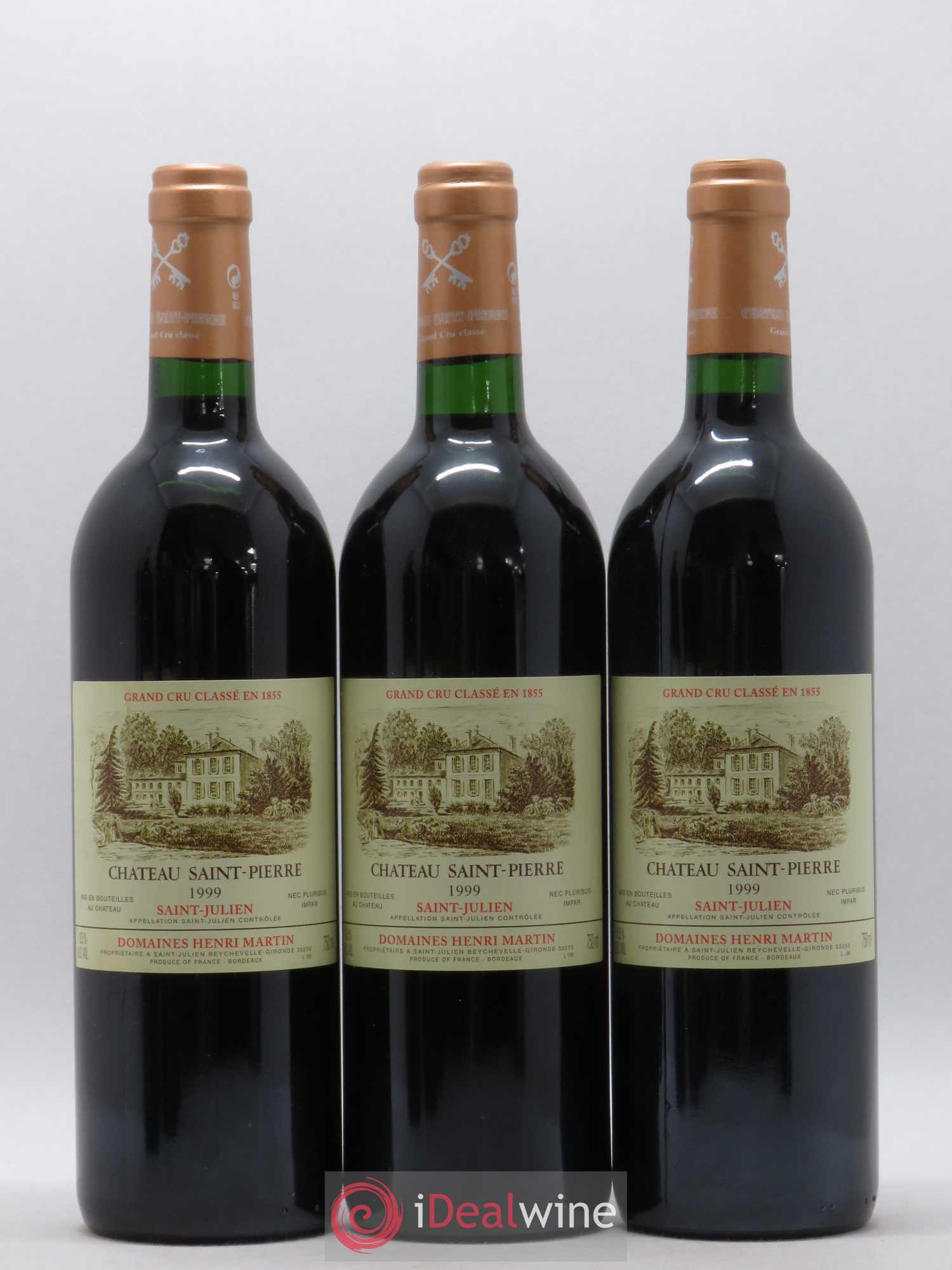Château Saint-Pierre 4ème Grand Cru Classé 1999 - Lot de 12 bouteilles - 4