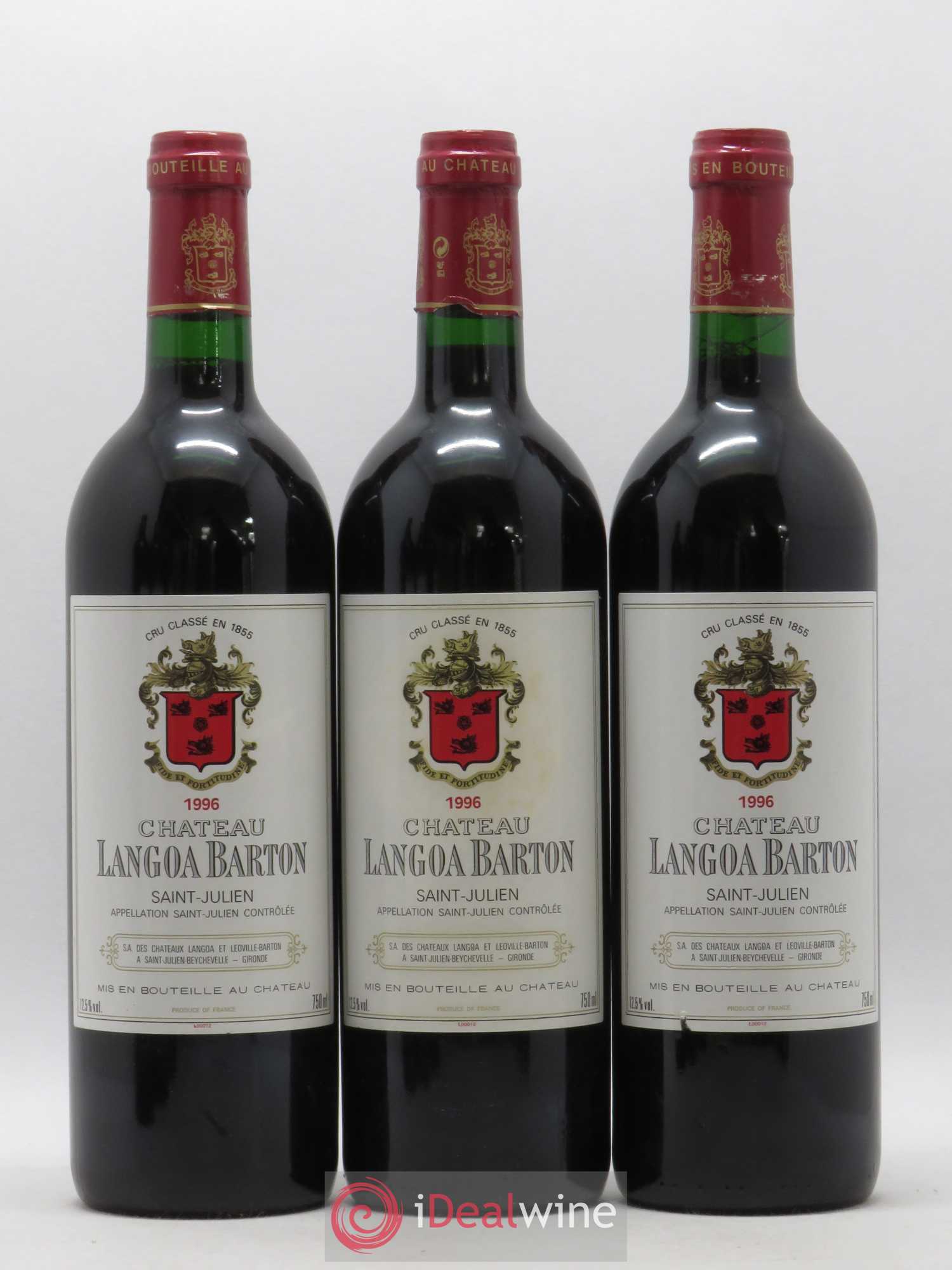 Château Langoa Barton 3ème Grand Cru Classé 1996 - Lot de 12 bouteilles - 4