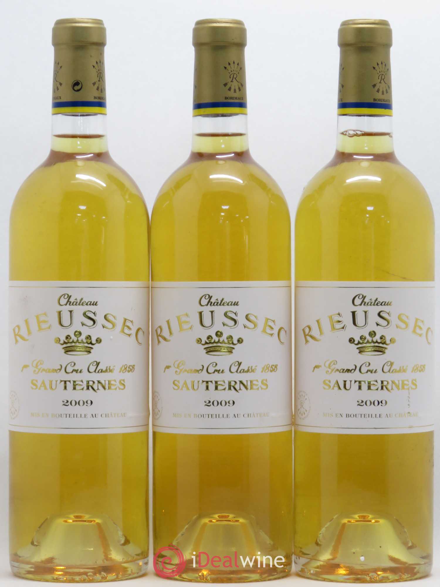 Château Rieussec 1er Grand Cru Classé 2009 - Lotto di 3 bottiglie - 0