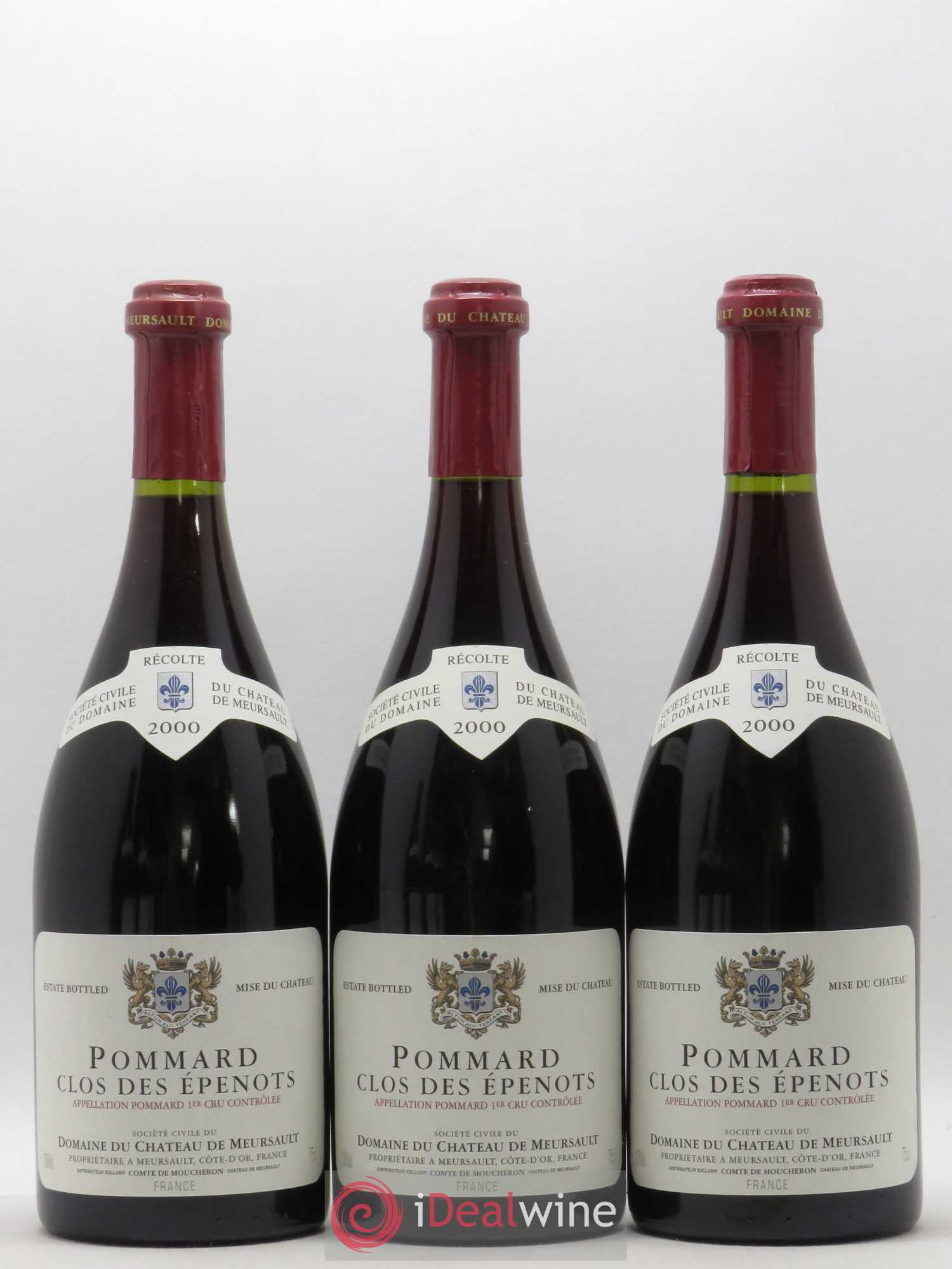 Pommard 1er Cru Clos des Epenots Château de Meursault 2000 - Lot de 12 bouteilles - 2