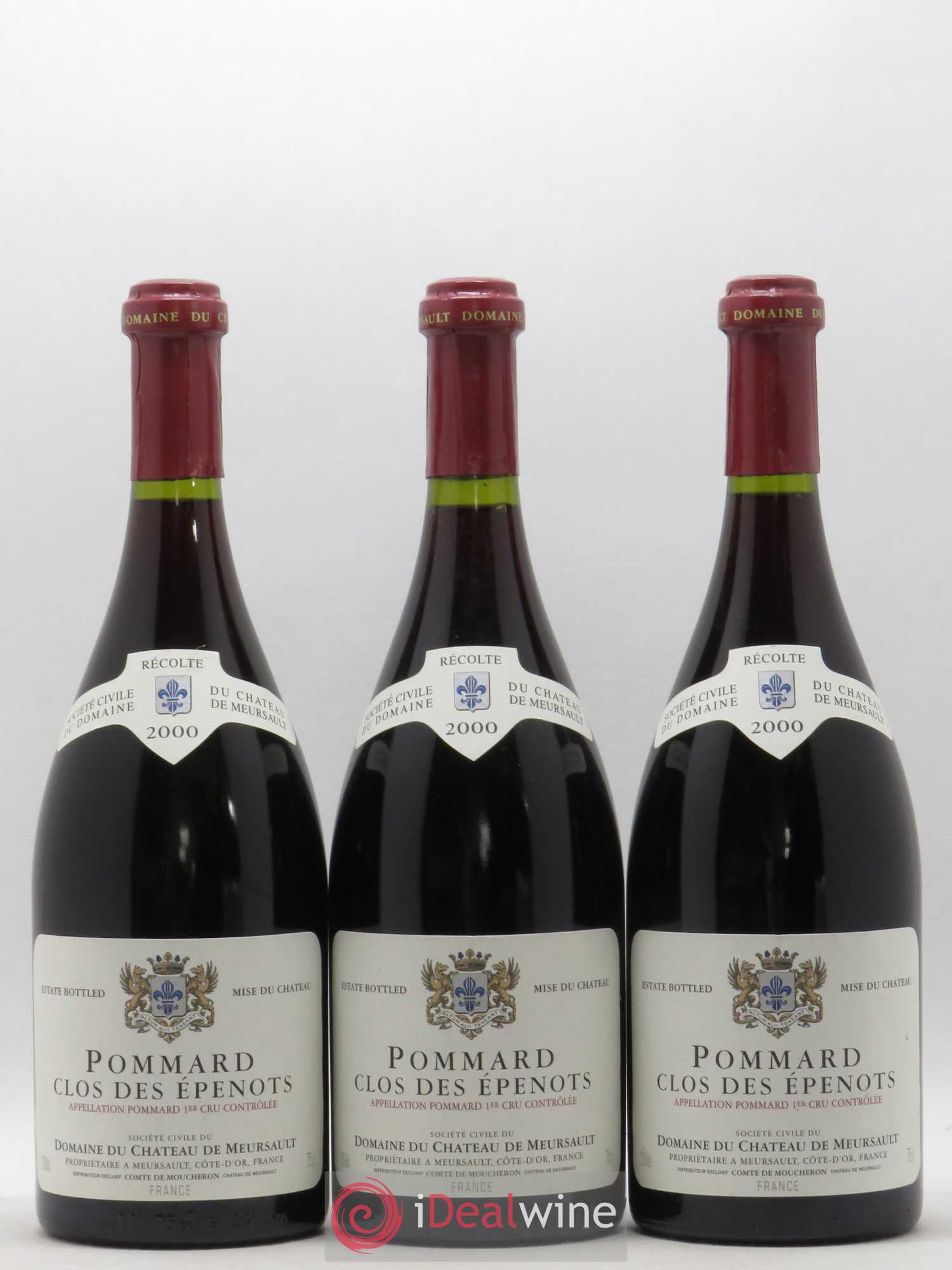 Pommard 1er Cru Clos des Epenots Château de Meursault 2000 - Lot de 12 bouteilles - 3