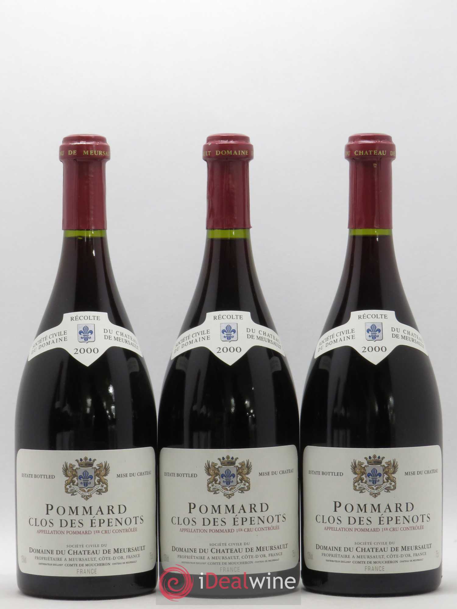Pommard 1er Cru Clos des Epenots Château de Meursault 2000 - Lot de 12 bouteilles - 4