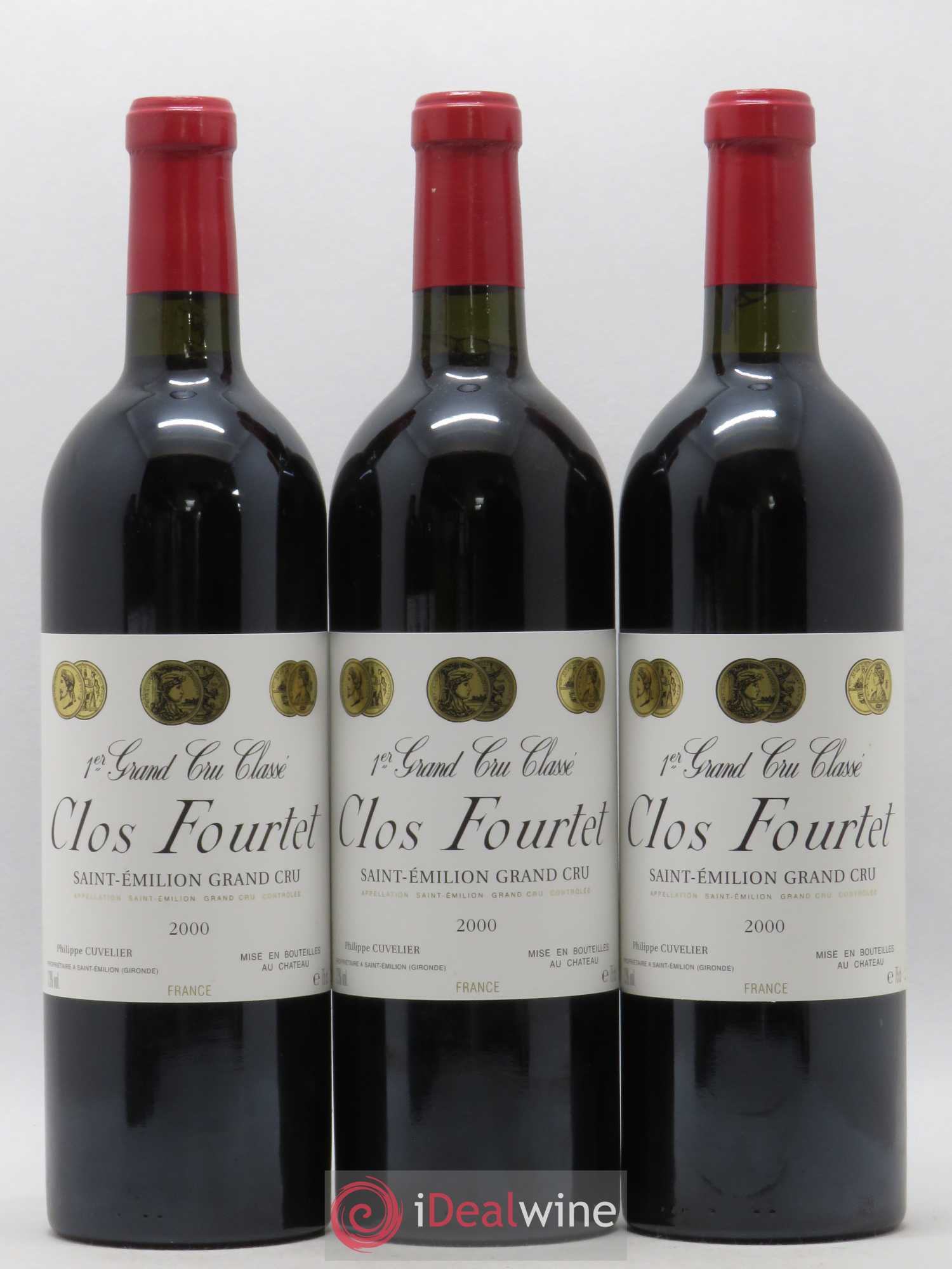 Clos Fourtet 1er Grand Cru Classé B 2000 - Lot de 12 bouteilles - 2