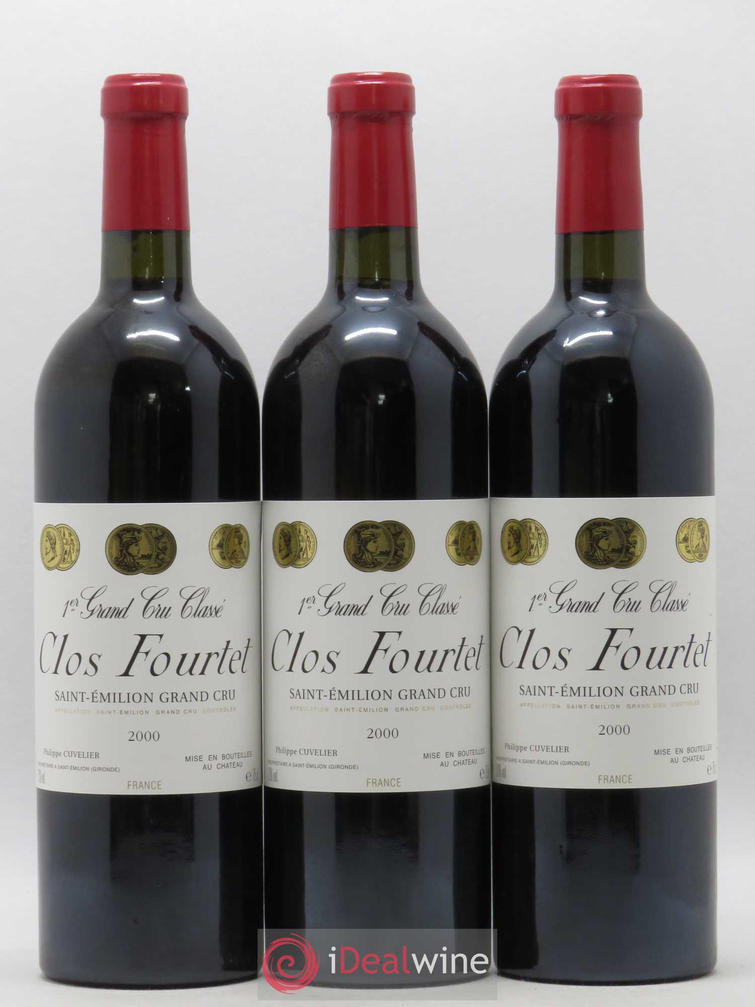 Clos Fourtet 1er Grand Cru Classé B 2000 - Lot de 12 bouteilles - 3