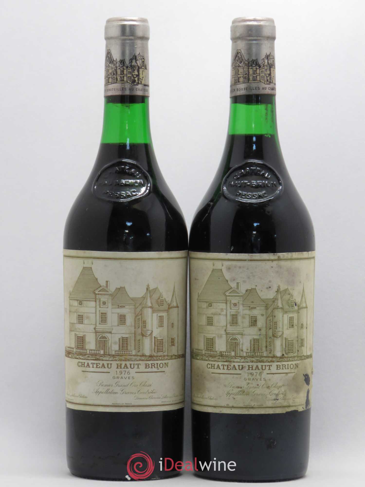 Château Haut Brion 1er Grand Cru Classé 1976 - Lot de 2 bouteilles - 0