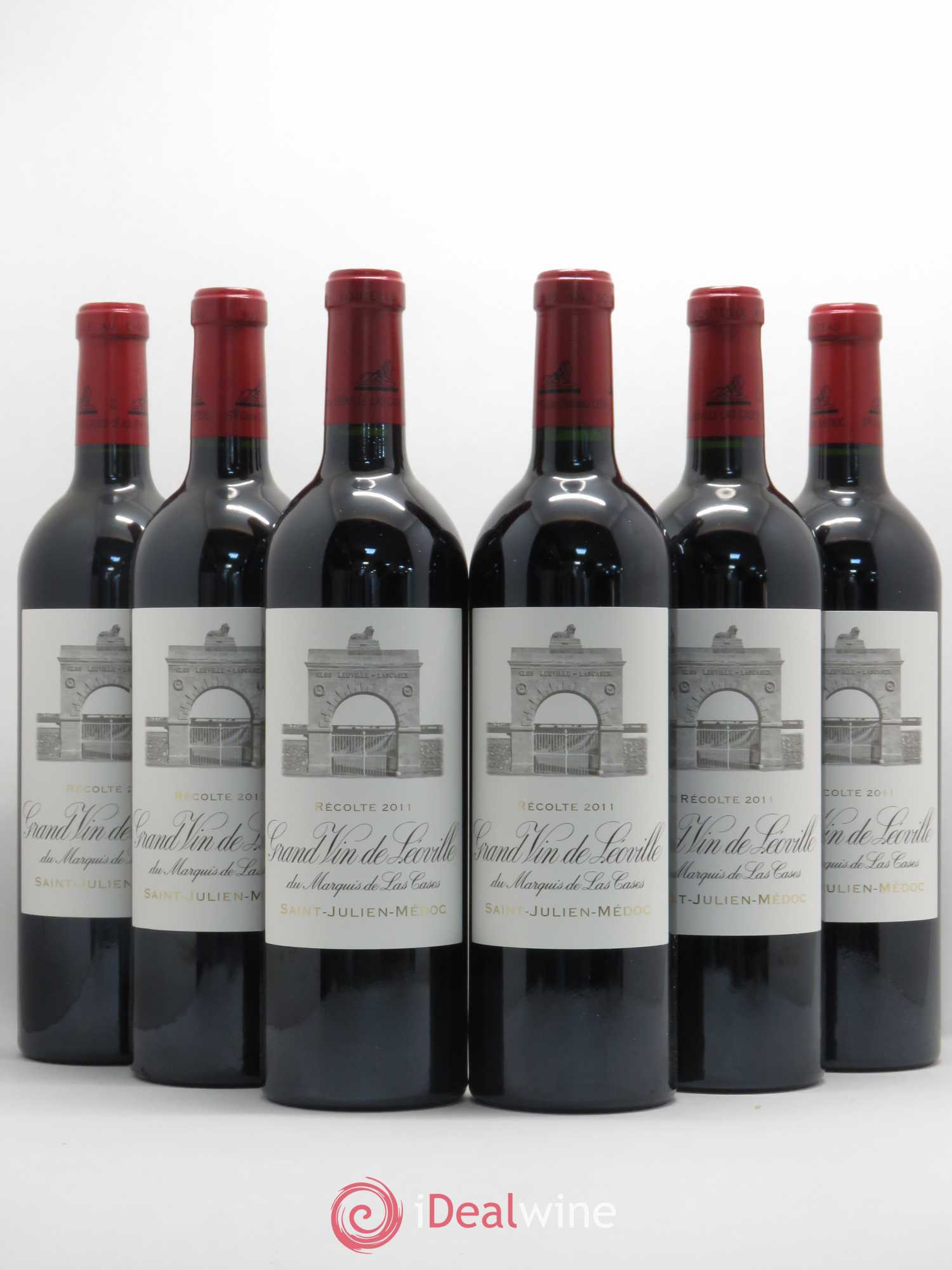Château Léoville Las Cases 2ème Grand Cru Classé 2011 - Lot de 6 bouteilles - 0