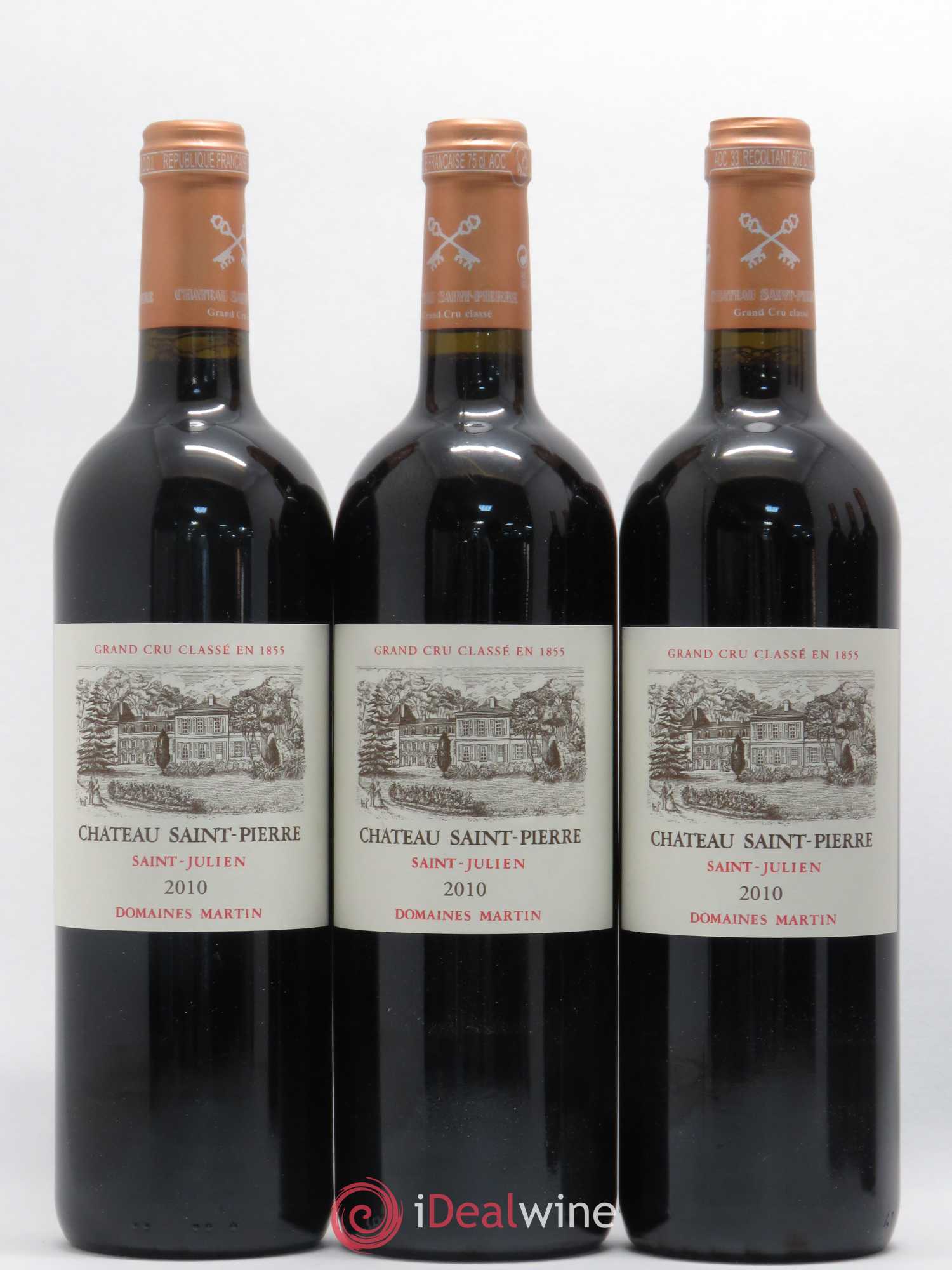 Château Saint-Pierre 4ème Grand Cru Classé 2010 - Lot de 6 bouteilles - 1