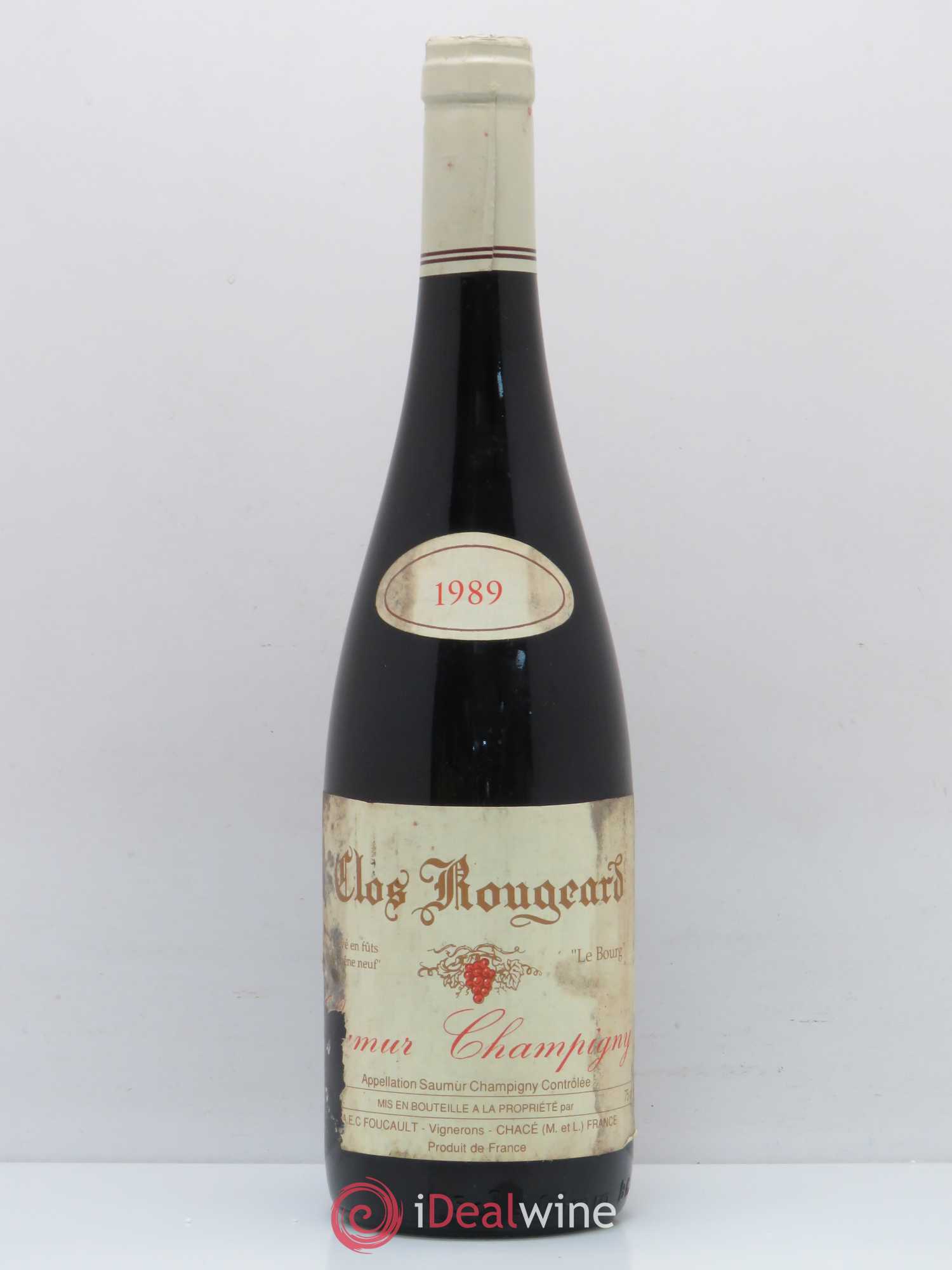 Saumur-Champigny Le Bourg Clos Rougeard 1989 - Lot de 1 bouteille - 0