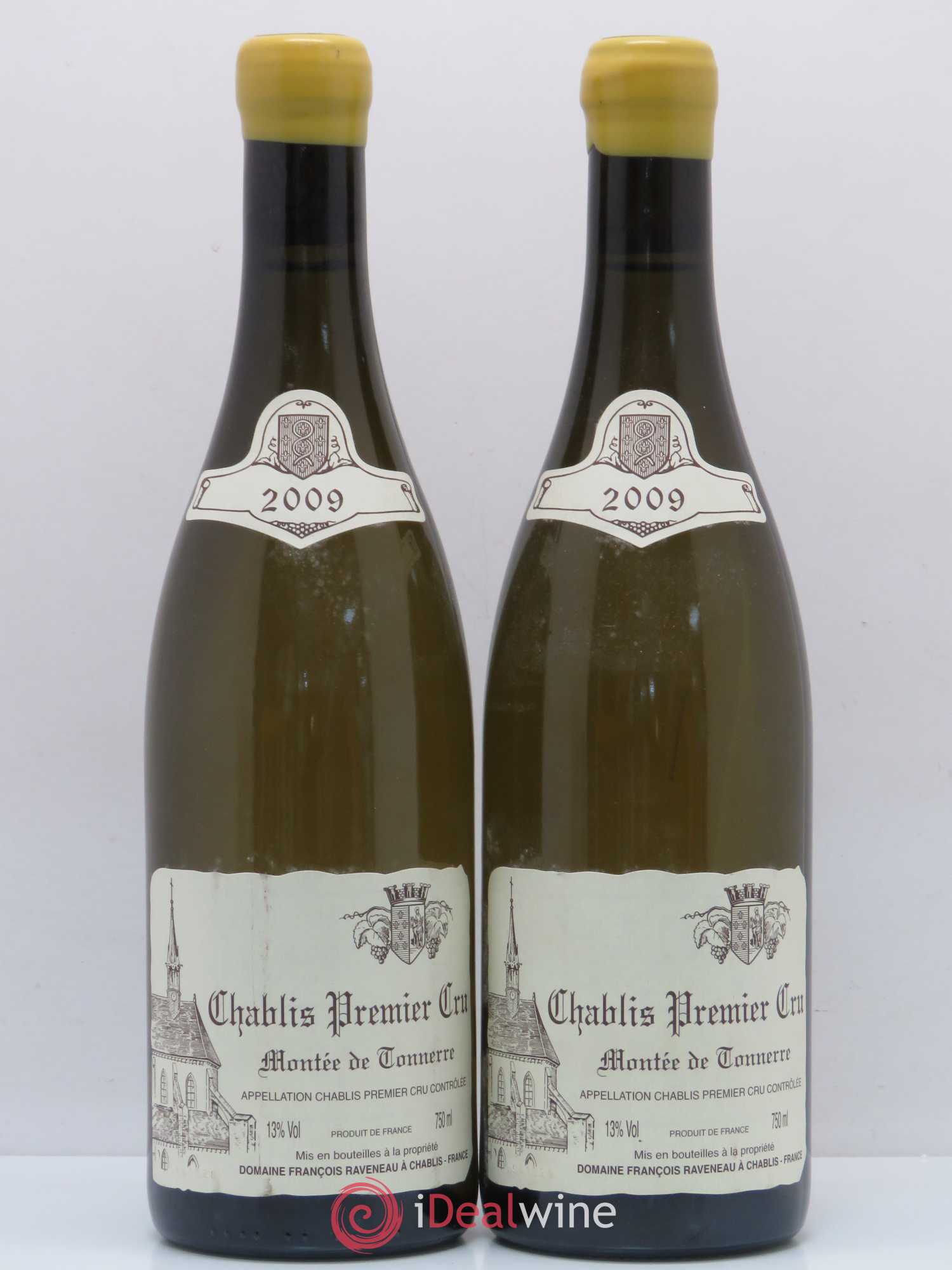 Chablis 1er Cru Montée de Tonnerre Raveneau (Domaine) 2009 - Lot de 2 bouteilles - 0