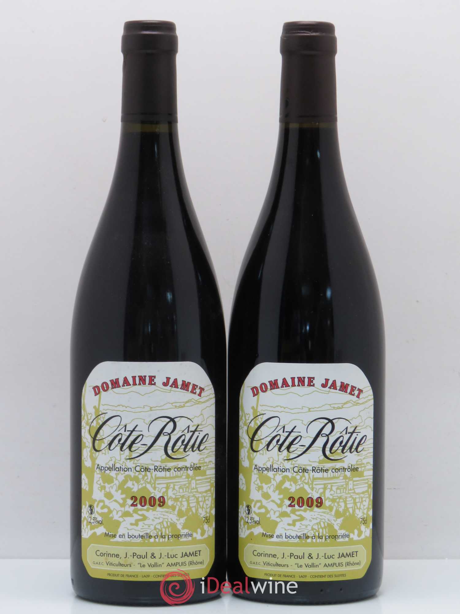Côte-Rôtie Jamet (Domaine) 2009 - Lot de 2 bouteilles - 0