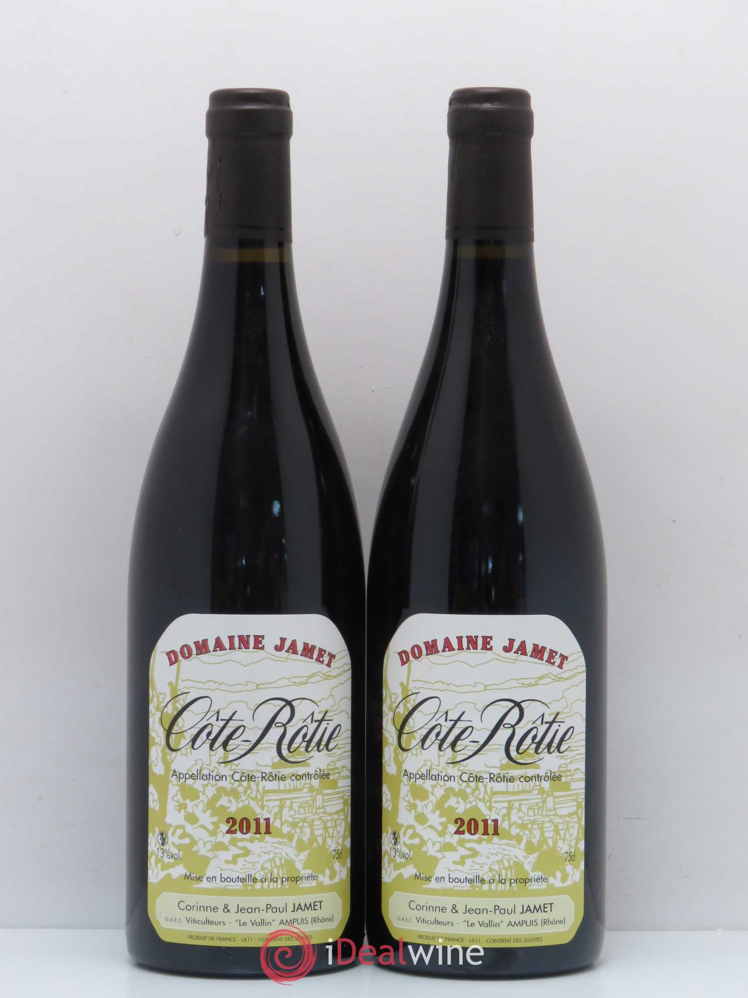 Côte-Rôtie Jamet (Domaine) 2011 - Lot de 2 bouteilles - 0