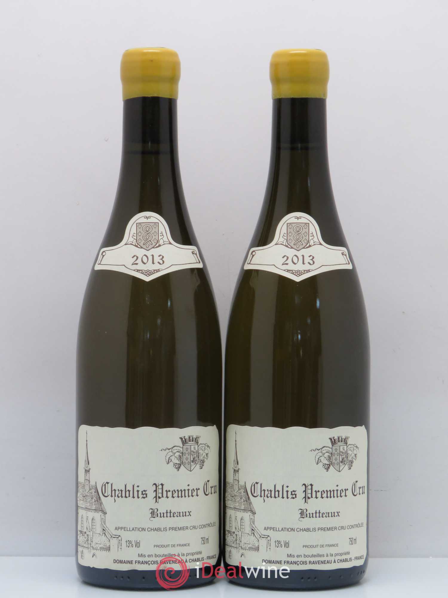Chablis 1er Cru Butteaux Raveneau (Domaine) 2013 - Lot de 2 bouteilles - 0