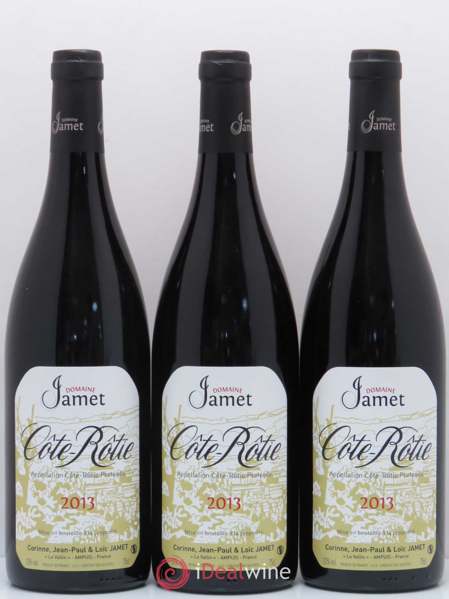 Côte-Rôtie Jamet (Domaine) 2013 - Lot de 3 bouteilles - 0