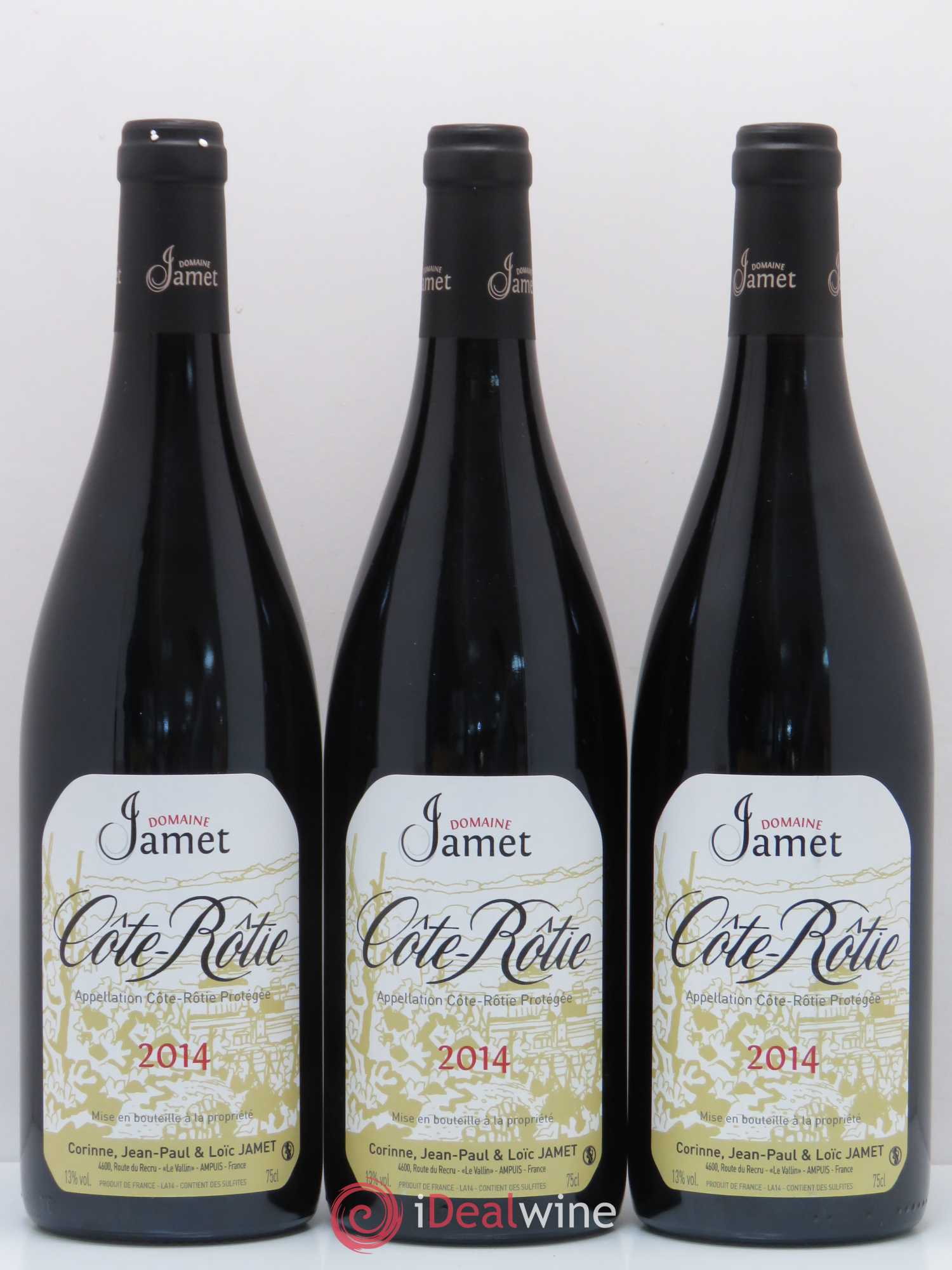 Côte-Rôtie Jamet (Domaine) 2014 - Lot de 3 bouteilles - 0