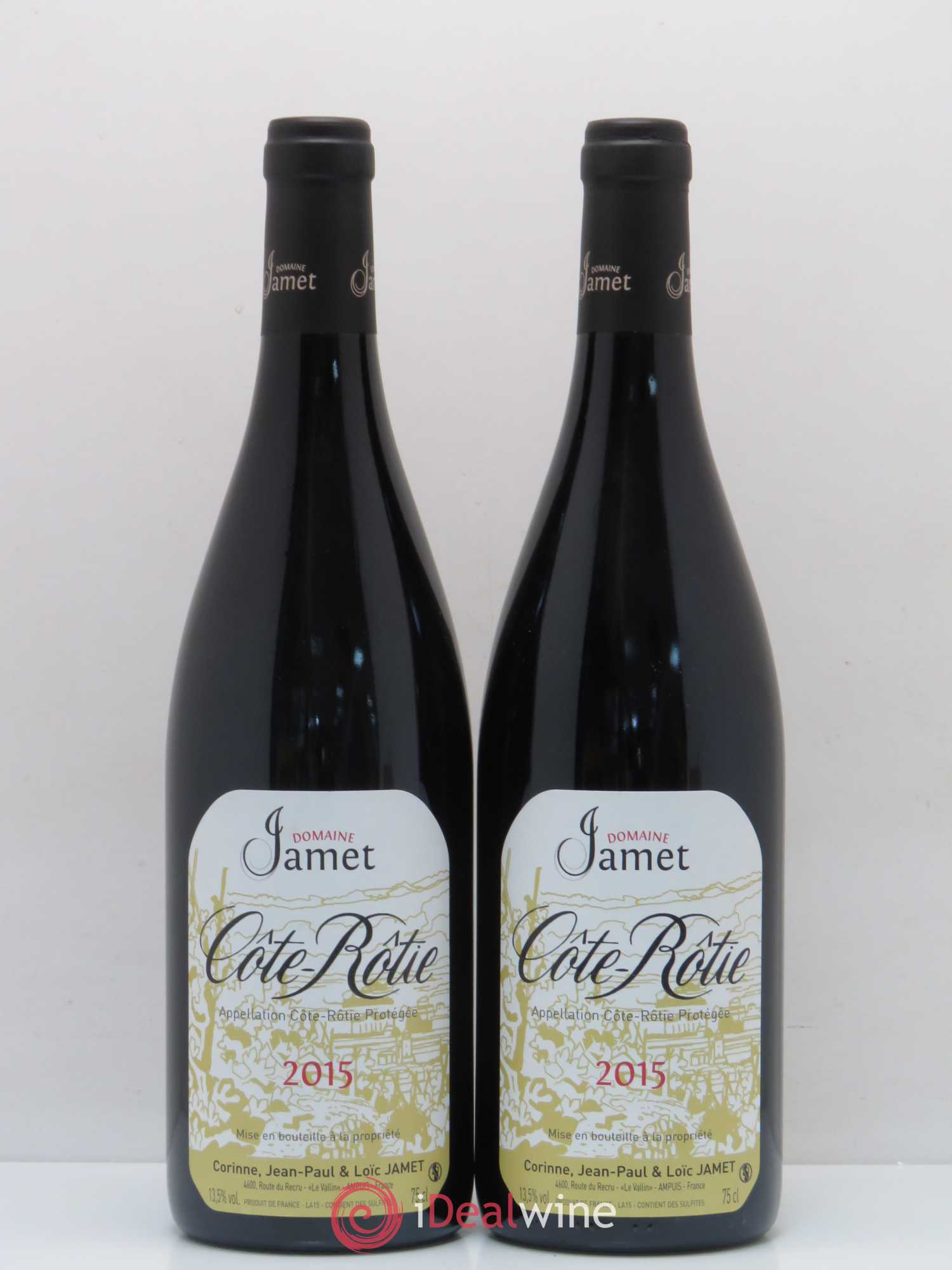 Côte-Rôtie Jamet (Domaine) 2015 - Lot de 2 bouteilles - 0