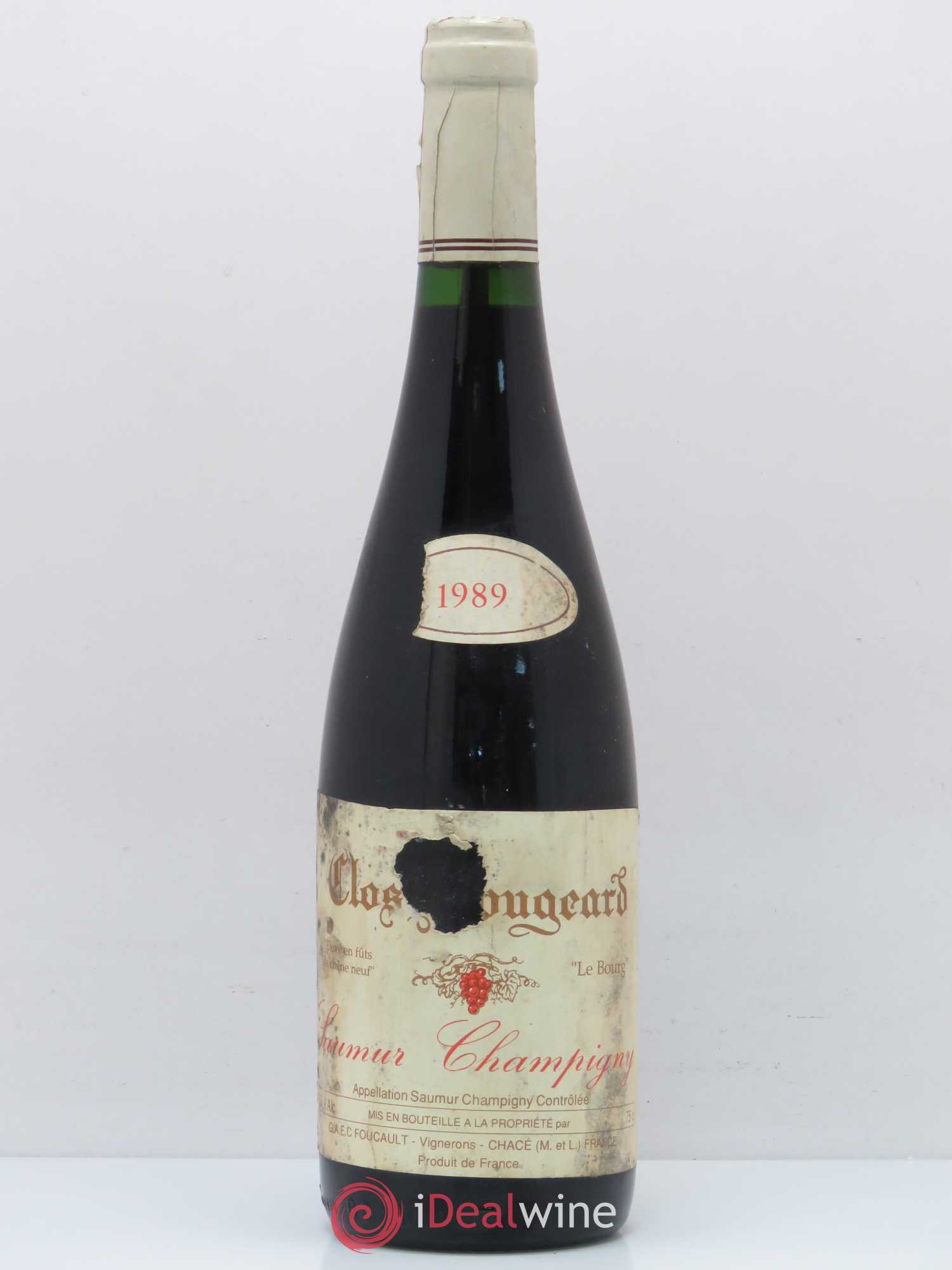 Saumur-Champigny Le Bourg Clos Rougeard 1989 - Lot de 1 bouteille - 0