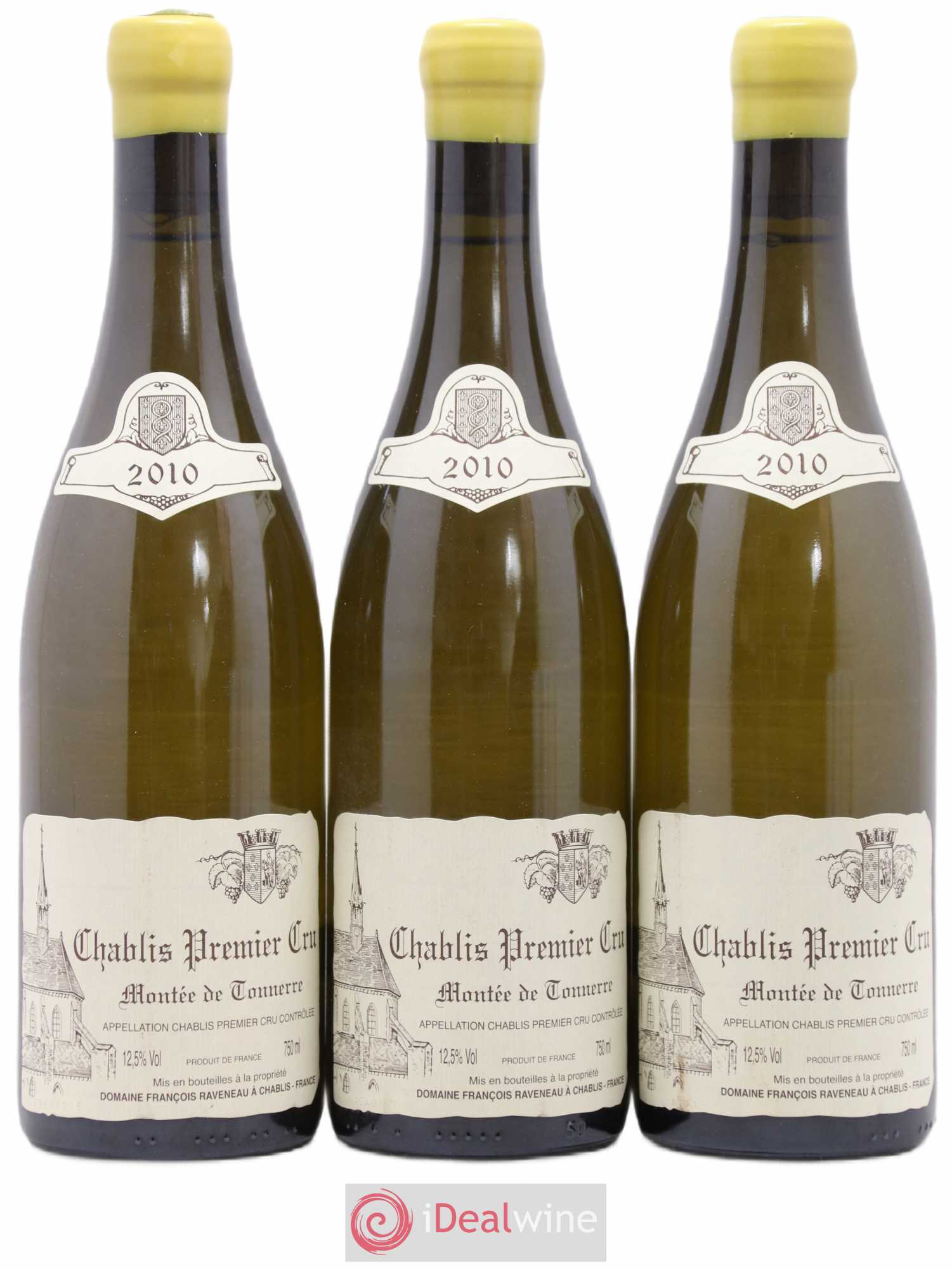 Chablis 1er Cru Montée de Tonnerre Raveneau (Domaine) 2010 - Lot de 3 bouteilles - 0