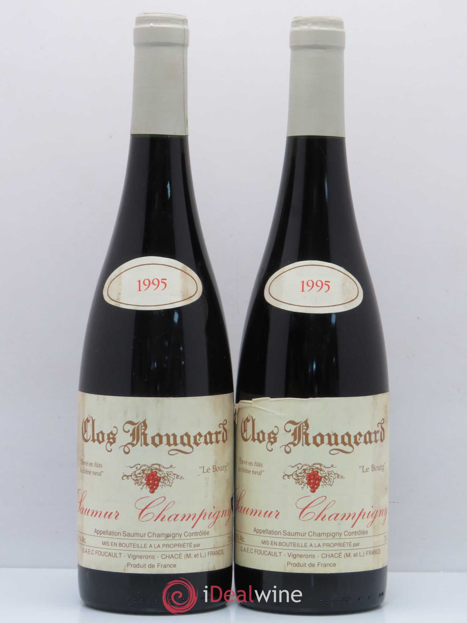 Saumur-Champigny Le Bourg Clos Rougeard 1995 - Lot de 2 bouteilles - 0
