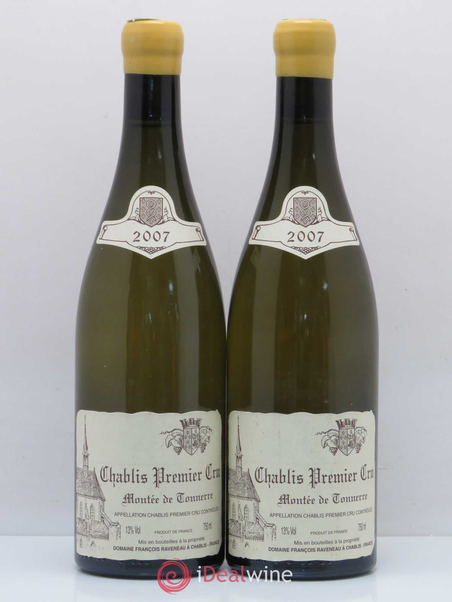 Chablis 1er Cru Montée de Tonnerre Raveneau (Domaine) 2007 - Lot de 2 bouteilles - 0