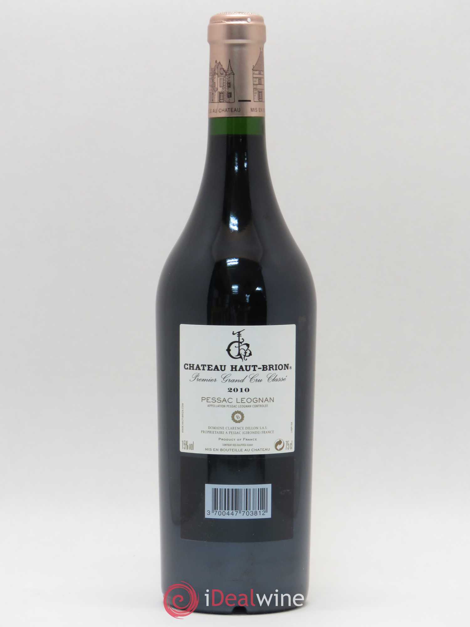 Château Haut Brion 1er Grand Cru Classé 2010 - Posten von 1 Flasche - 1