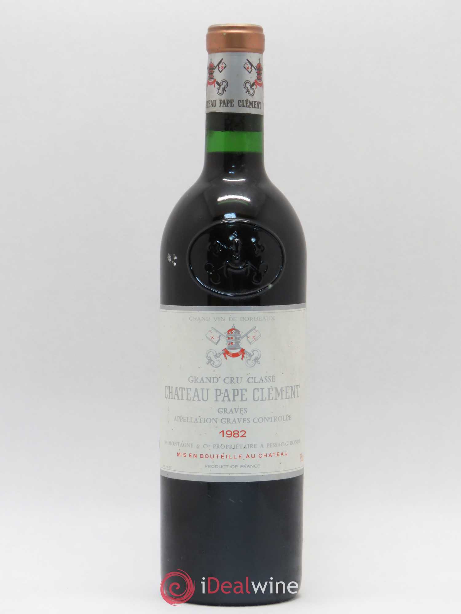 Château Pape Clément Cru Classé de Graves 1982 - Lot de 1 bouteille - 0
