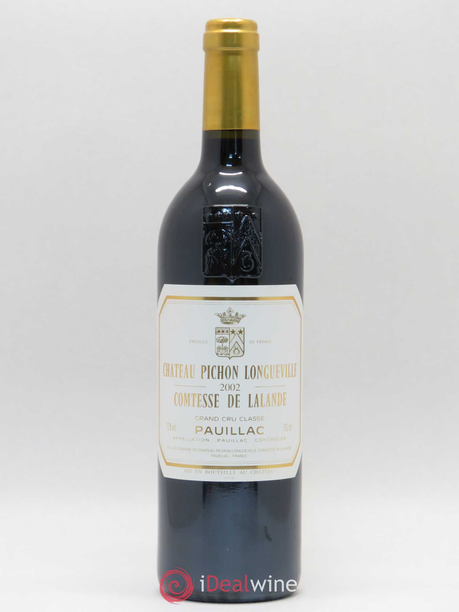 Château Pichon Longueville Comtesse de Lalande 2ème Grand Cru Classé 2002 - Lot de 1 bouteille - 0