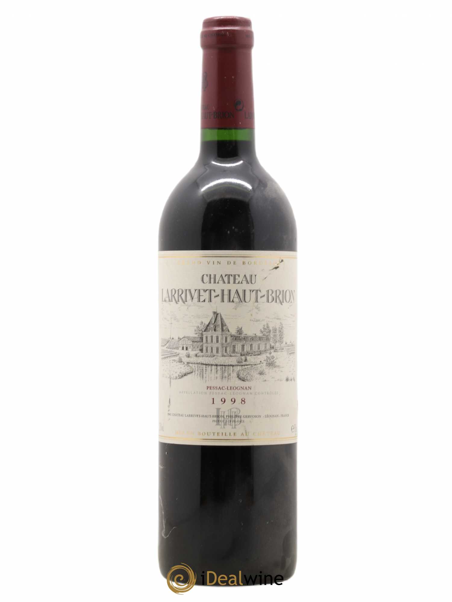 Château Larrivet Haut-Brion 1998 - Lot de 1 bouteille - 0