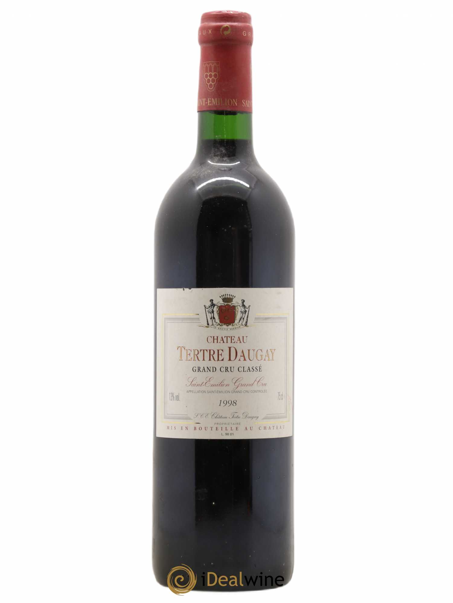 Château Tertre Daugay Grand Cru Classé 1998 - Lot de 1 bouteille - 0