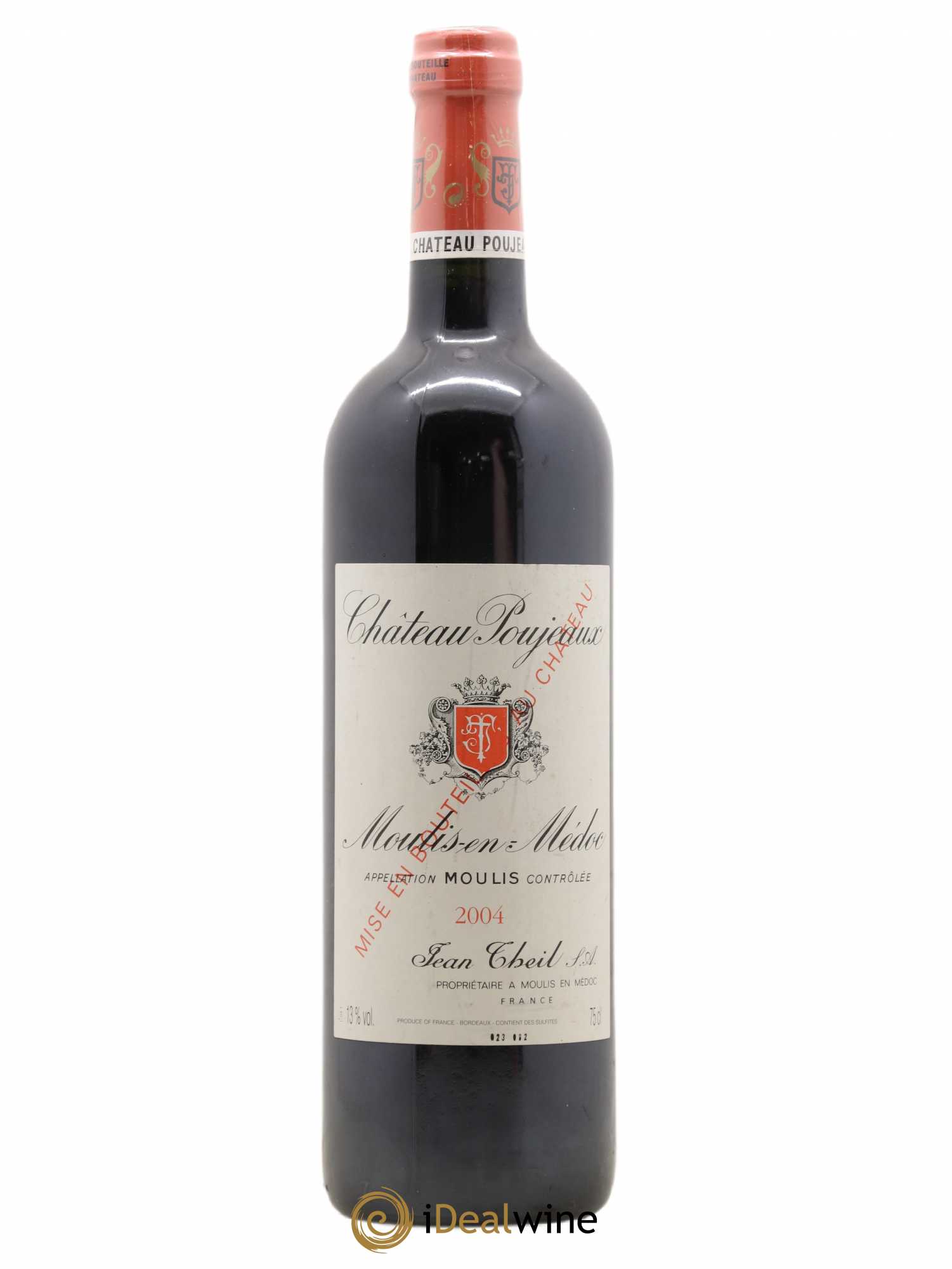 Château Poujeaux 2004 - Lot de 1 bouteille - 0