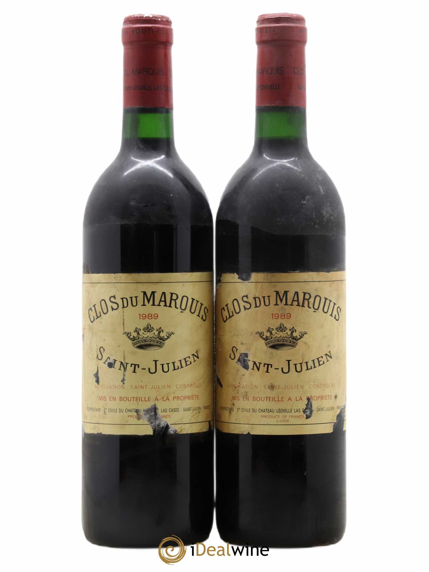 Clos du Marquis 1989 - Lot de 2 bouteilles - 0
