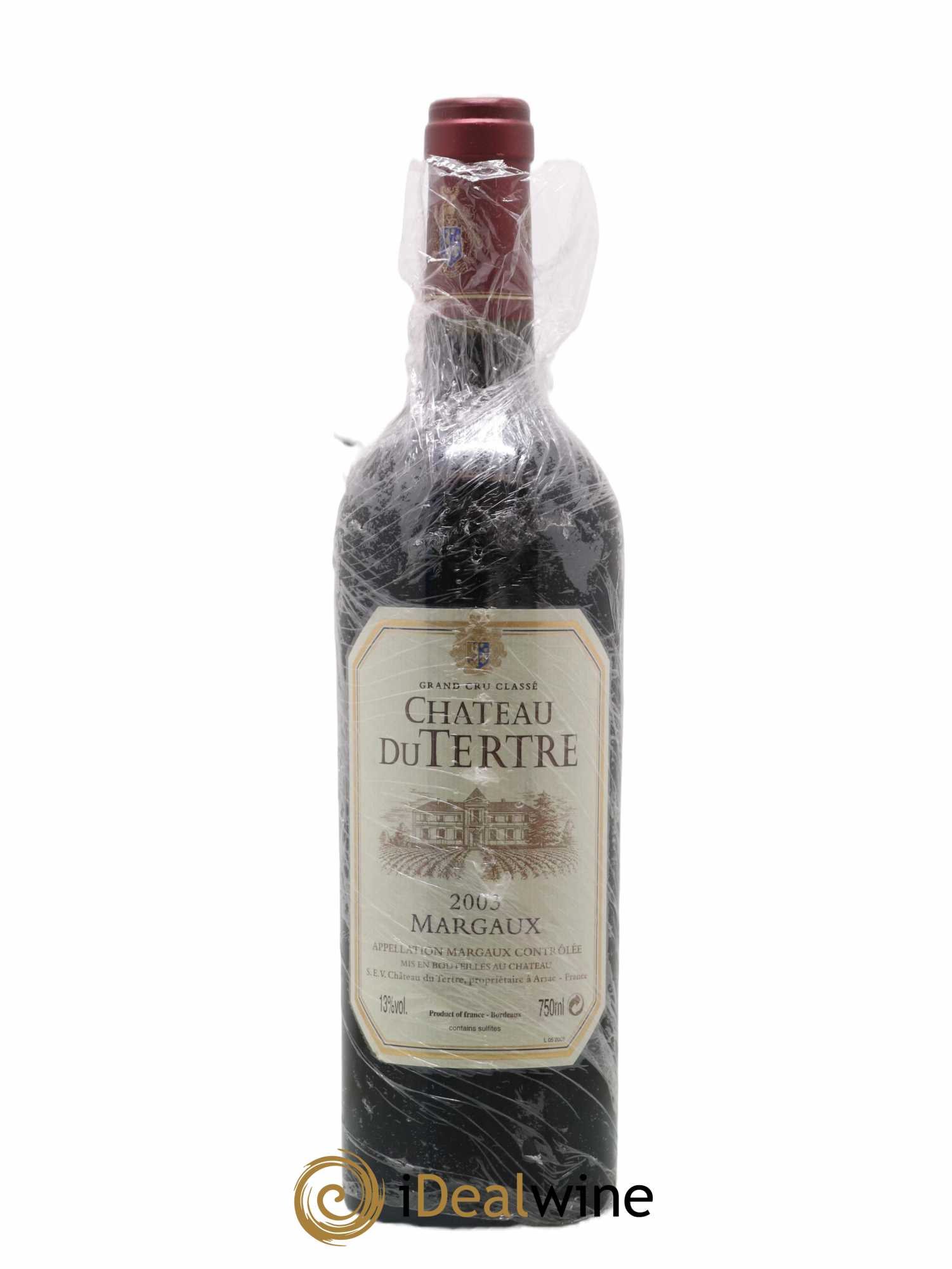 Château du Tertre 5ème Grand Cru Classé 2003 - Lot de 1 bouteille - 0