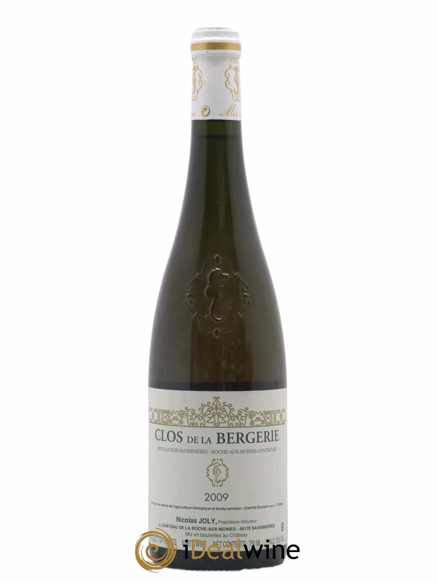 Savennières Roche aux Moines Clos de la Bergerie Vignobles de la Coulée de Serrant - Nicolas Joly 2009 - Lot de 1 bouteille - 0