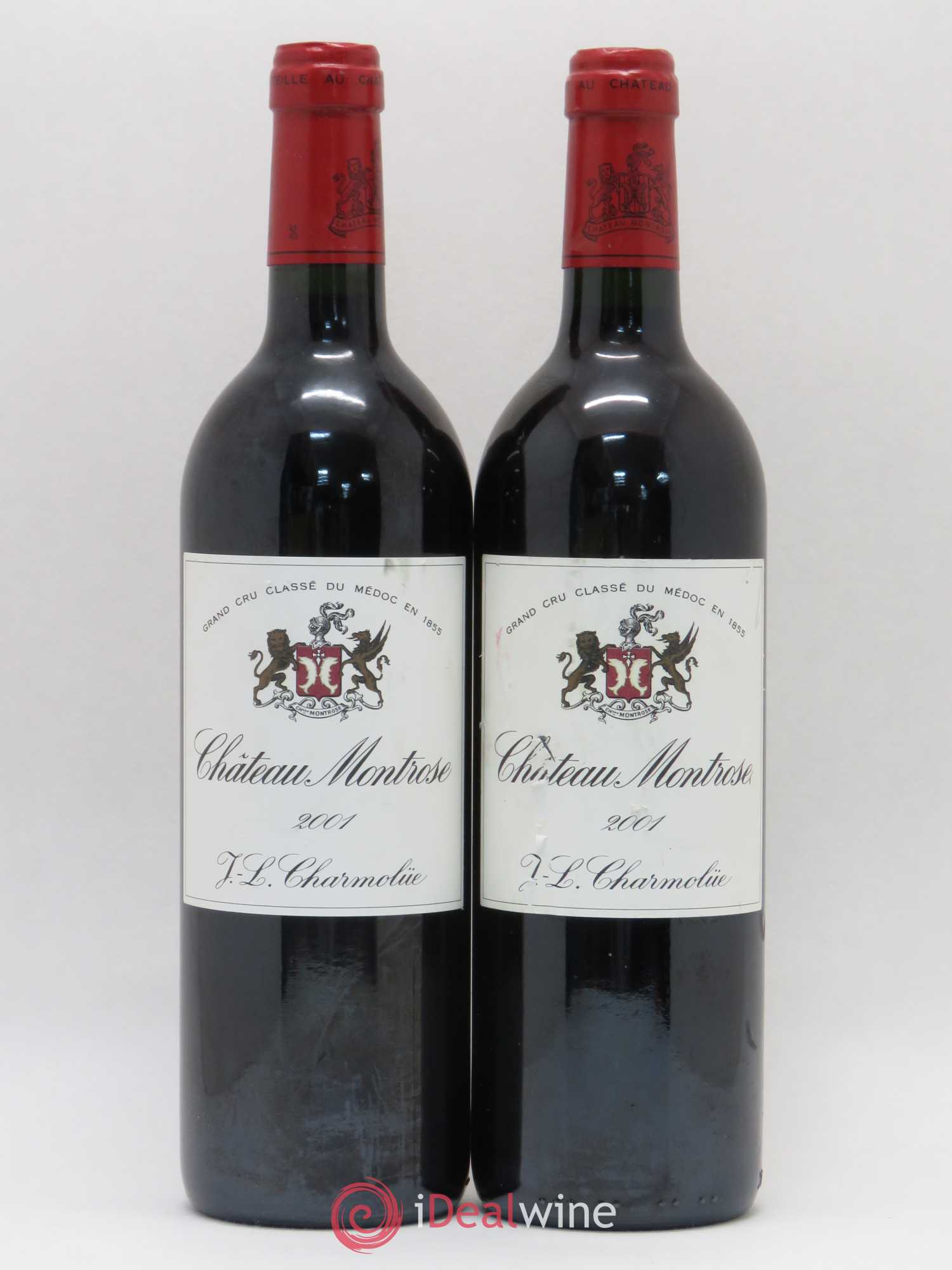 Château Montrose 2ème Grand Cru Classé 2001 - Lot de 2 bouteilles - 0