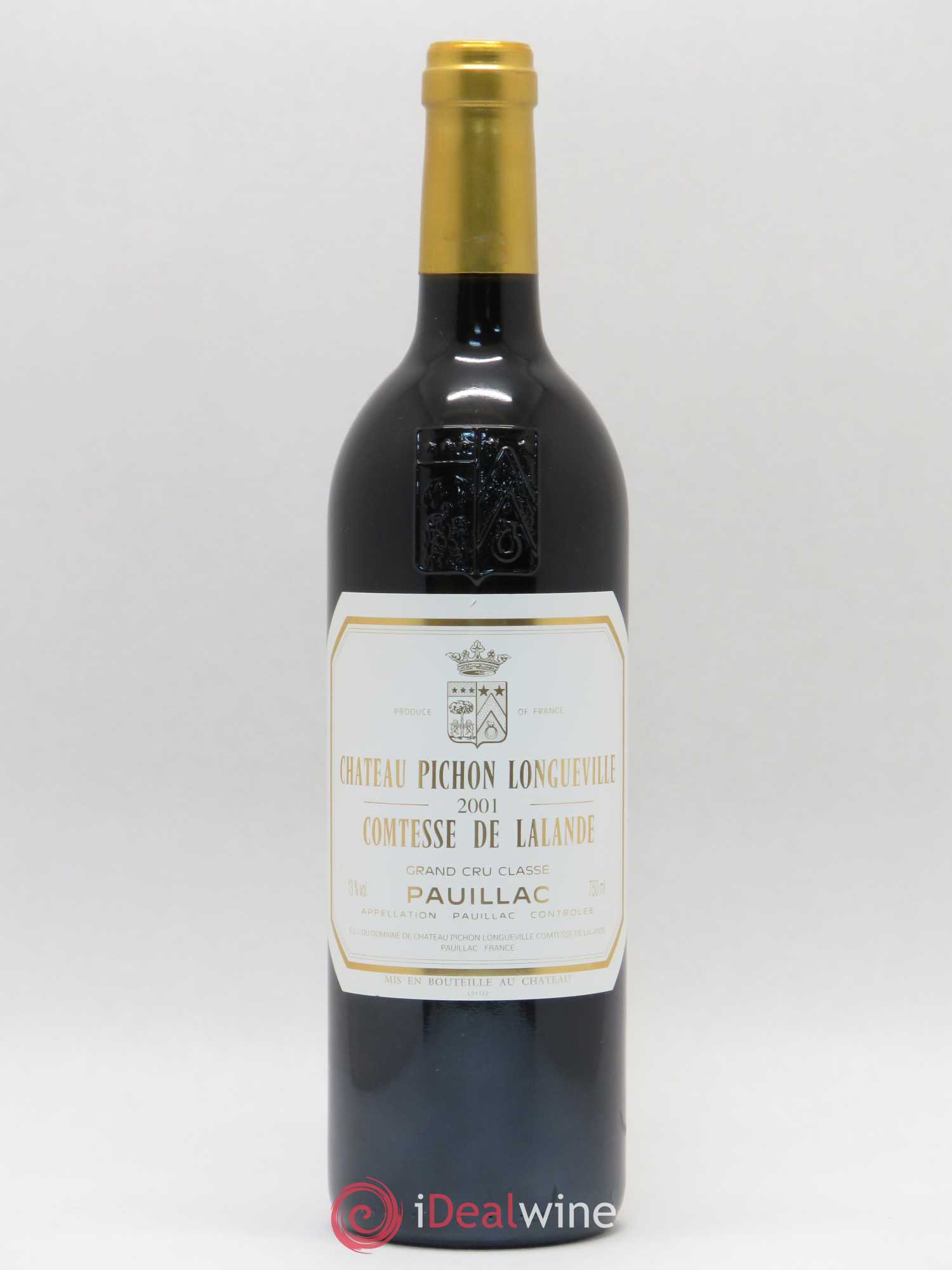 Château Pichon Longueville Comtesse de Lalande 2ème Grand Cru Classé 2001 - Lot de 1 bouteille - 0