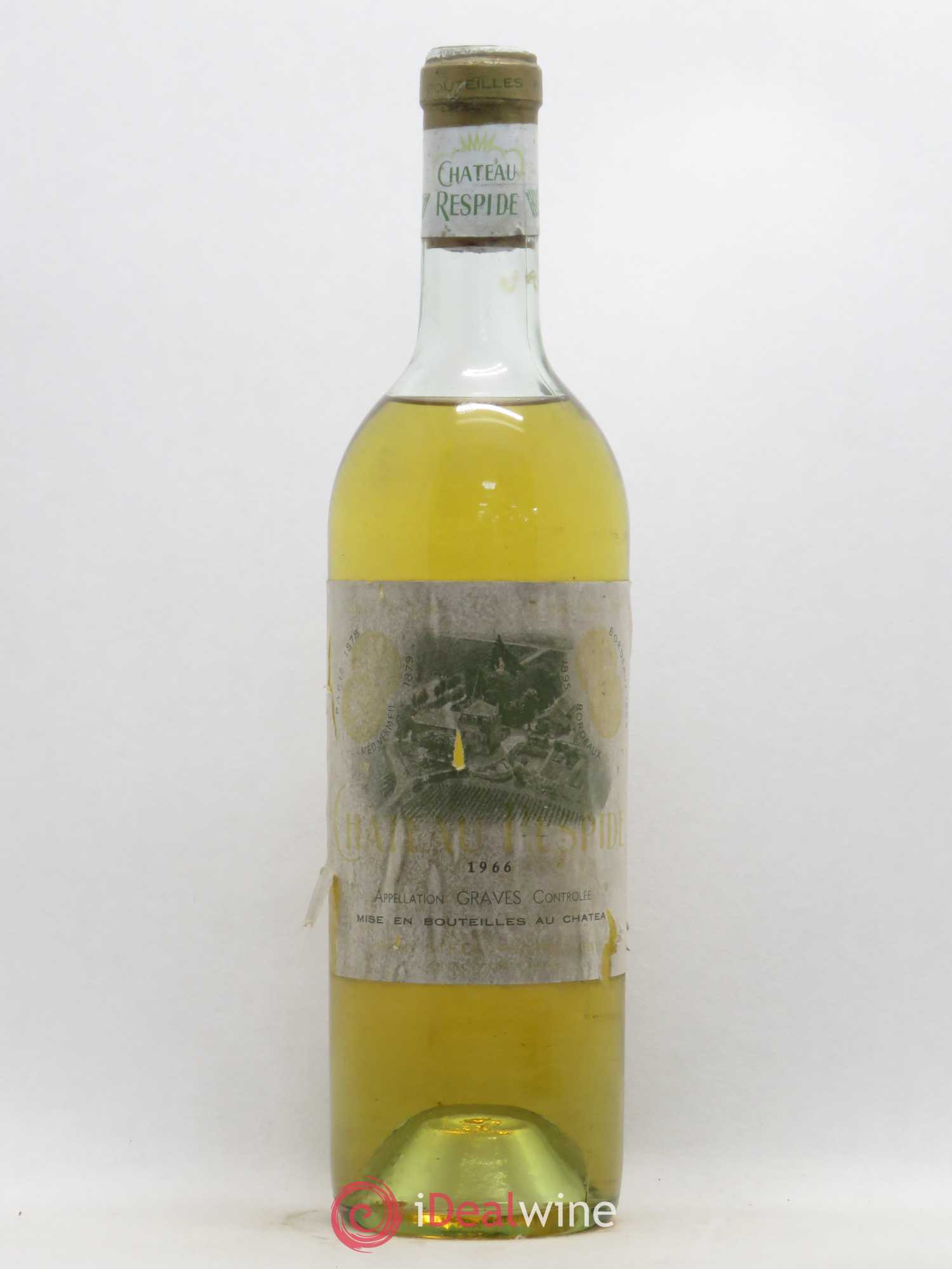 Château Respide Médeville 1966 - Lot de 1 bouteille - 0