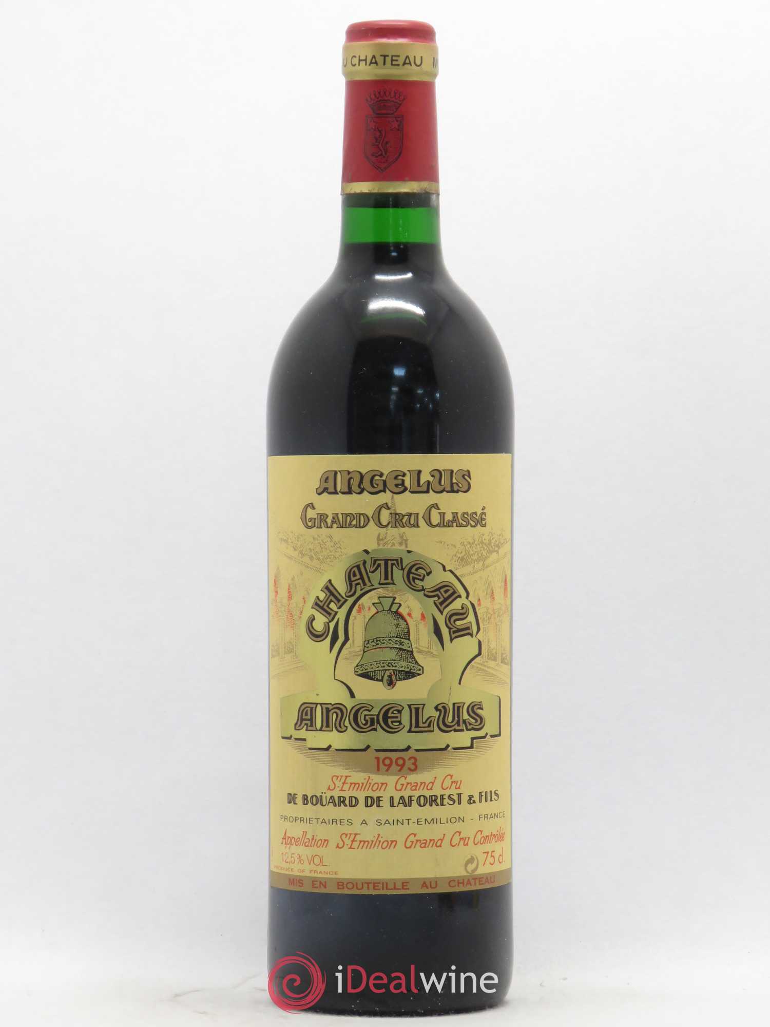 Château Angélus 1er Grand Cru Classé A 1993 - Lot de 1 bouteille - 0