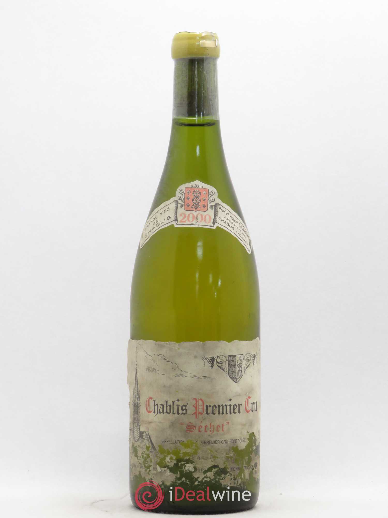 Chablis 1er Cru Séchet Vincent Dauvissat (Domaine) 2000 - Lot de 1 bouteille - 0