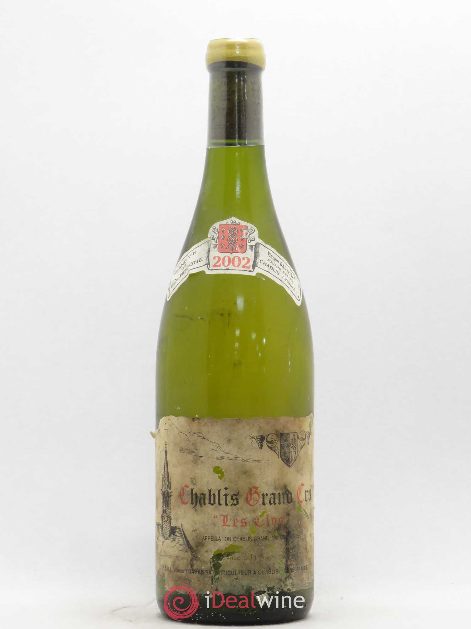 Chablis Grand Cru Les Clos Vincent Dauvissat (Domaine) 2002 - Lot de 1 bouteille - 0