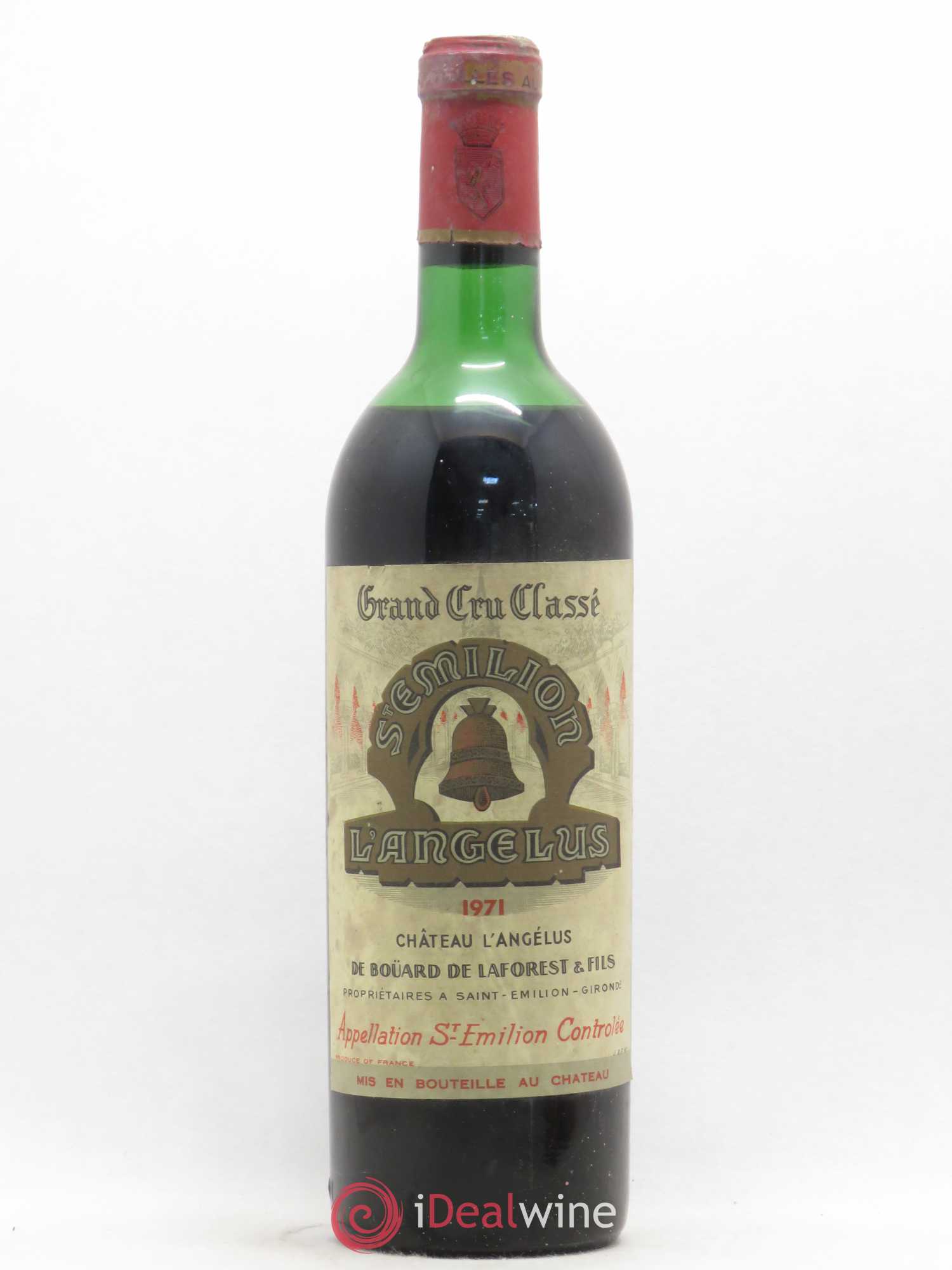 Château Angélus 1er Grand Cru Classé A 1971 - Lot de 1 bouteille - 0