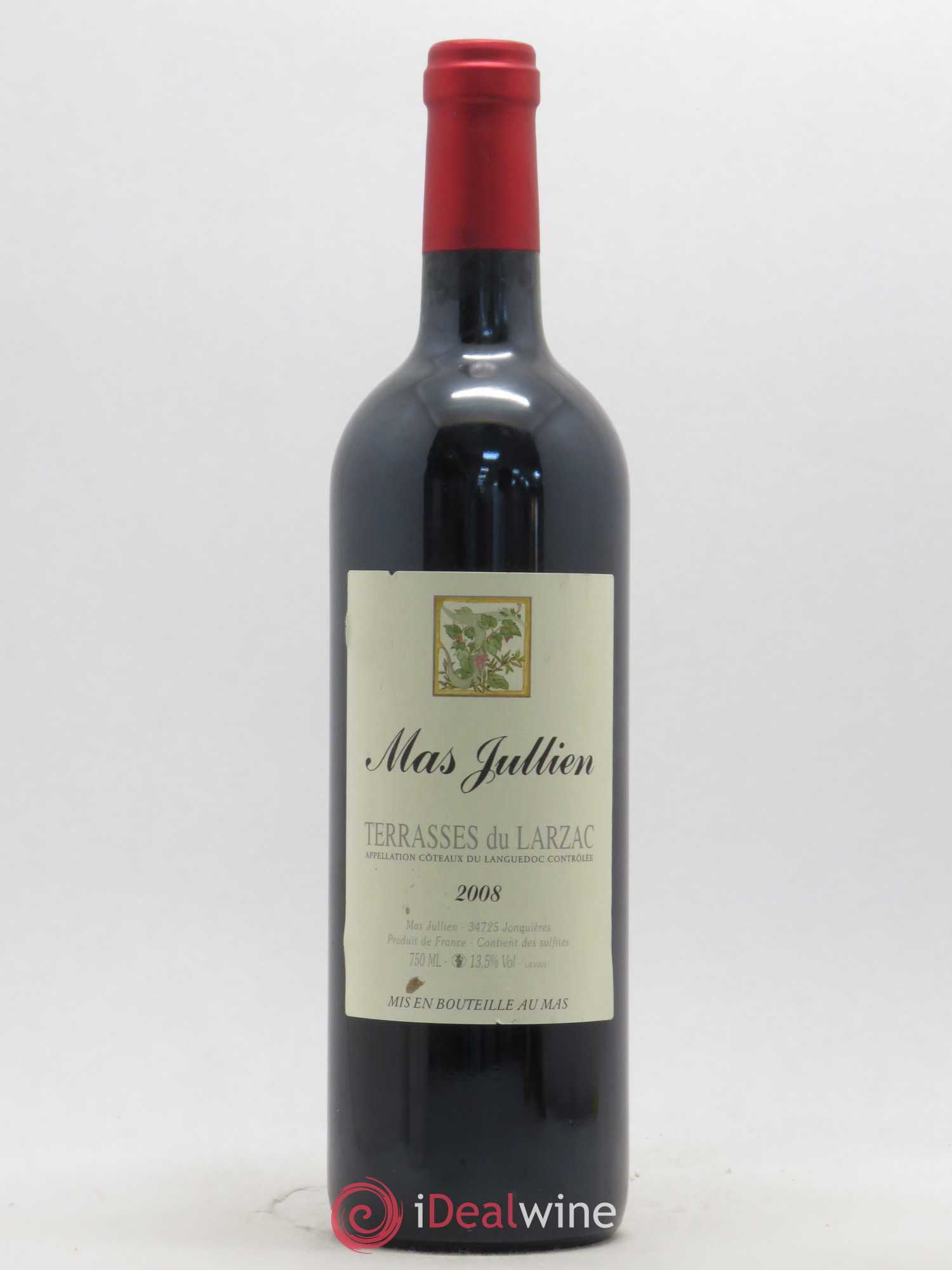 Terrasses du Larzac Mas Jullien Olivier Jullien 2008 - Lot de 1 bouteille - 0