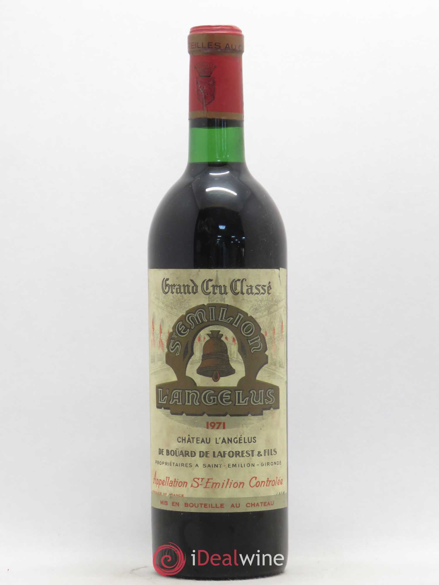Château Angélus 1er Grand Cru Classé A 1971 - Lot de 1 bouteille - 0