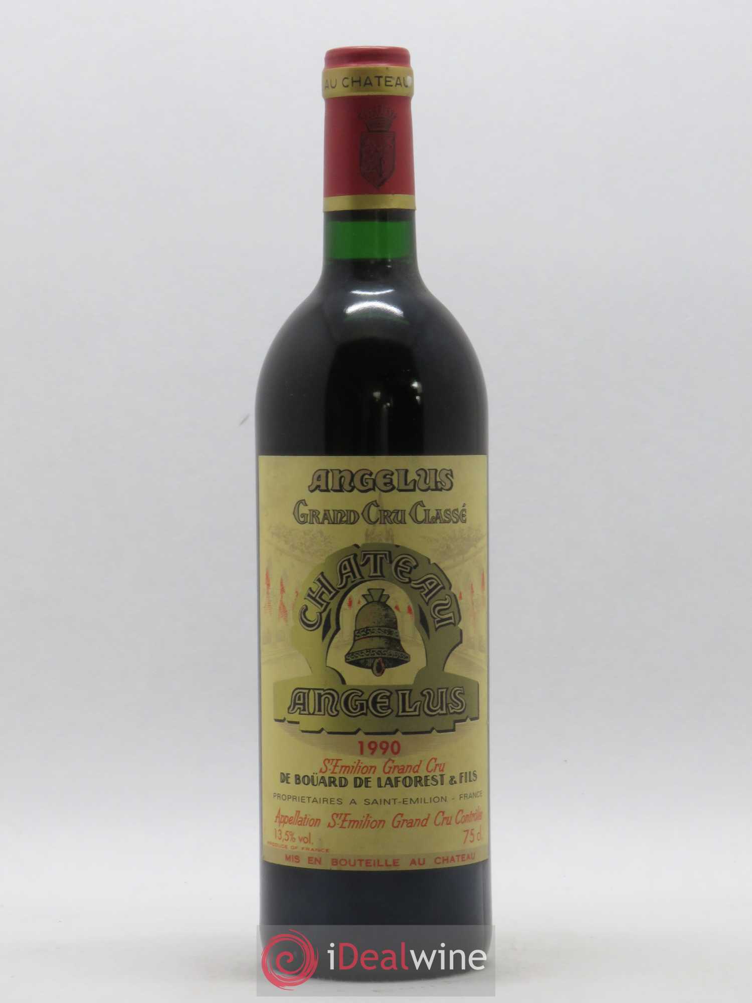 Château Angélus 1er Grand Cru Classé A 1990 - Lot de 1 bouteille - 0
