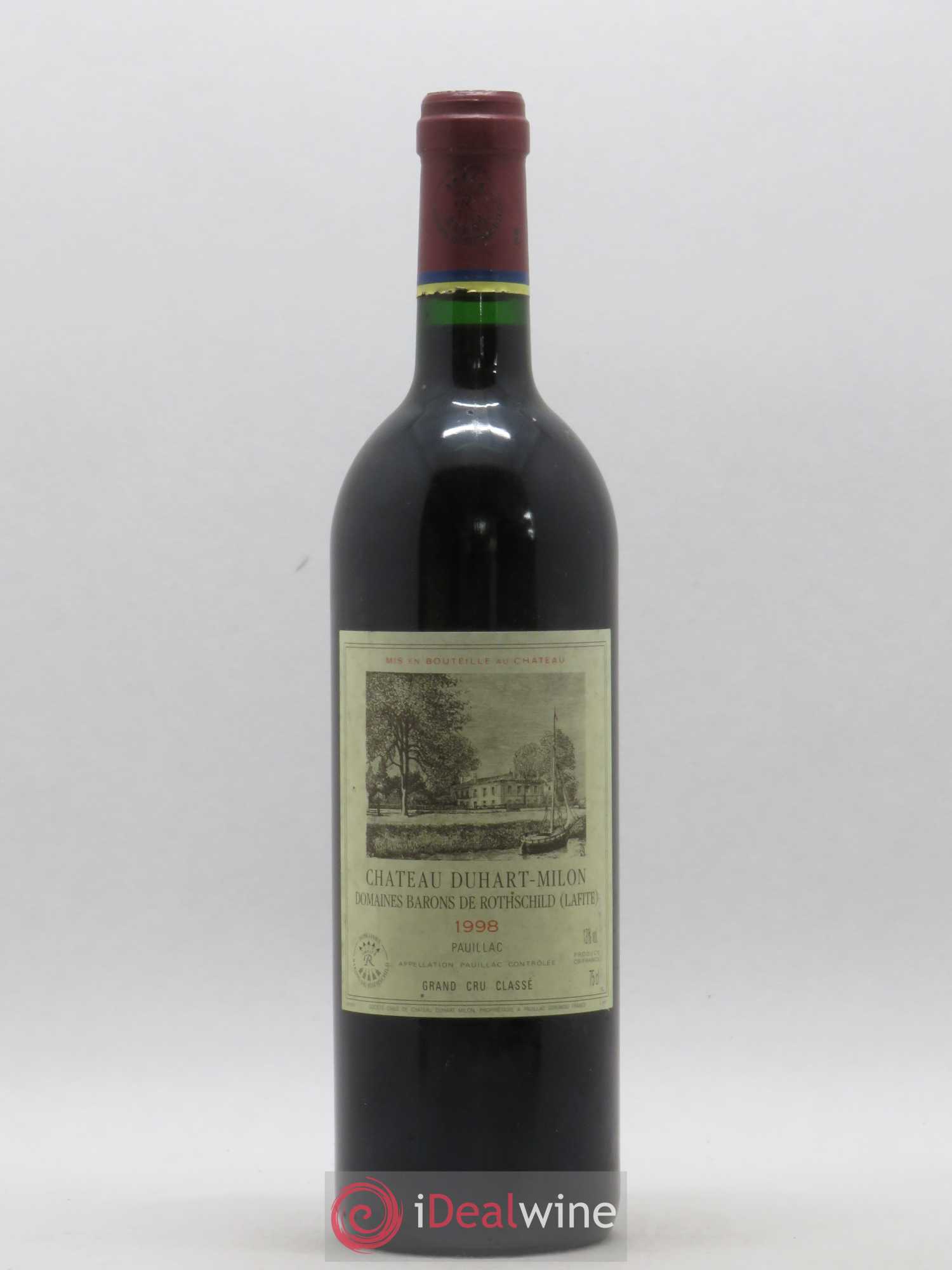 Château Duhart-Milon 4ème Grand Cru Classé 1998 - Lot de 1 bouteille - 0