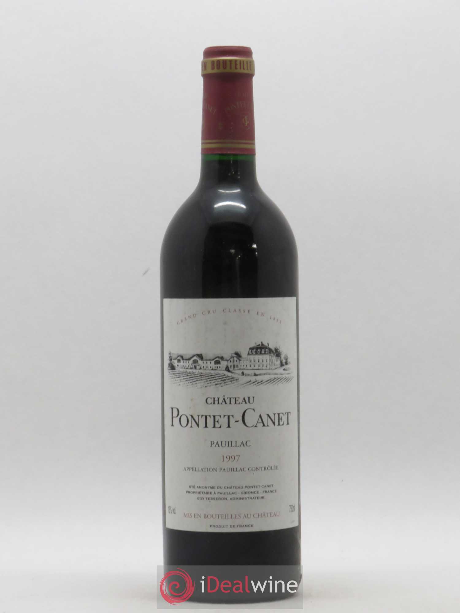 Château Pontet Canet 5ème Grand Cru Classé 1997 - Lot de 1 bouteille - 0